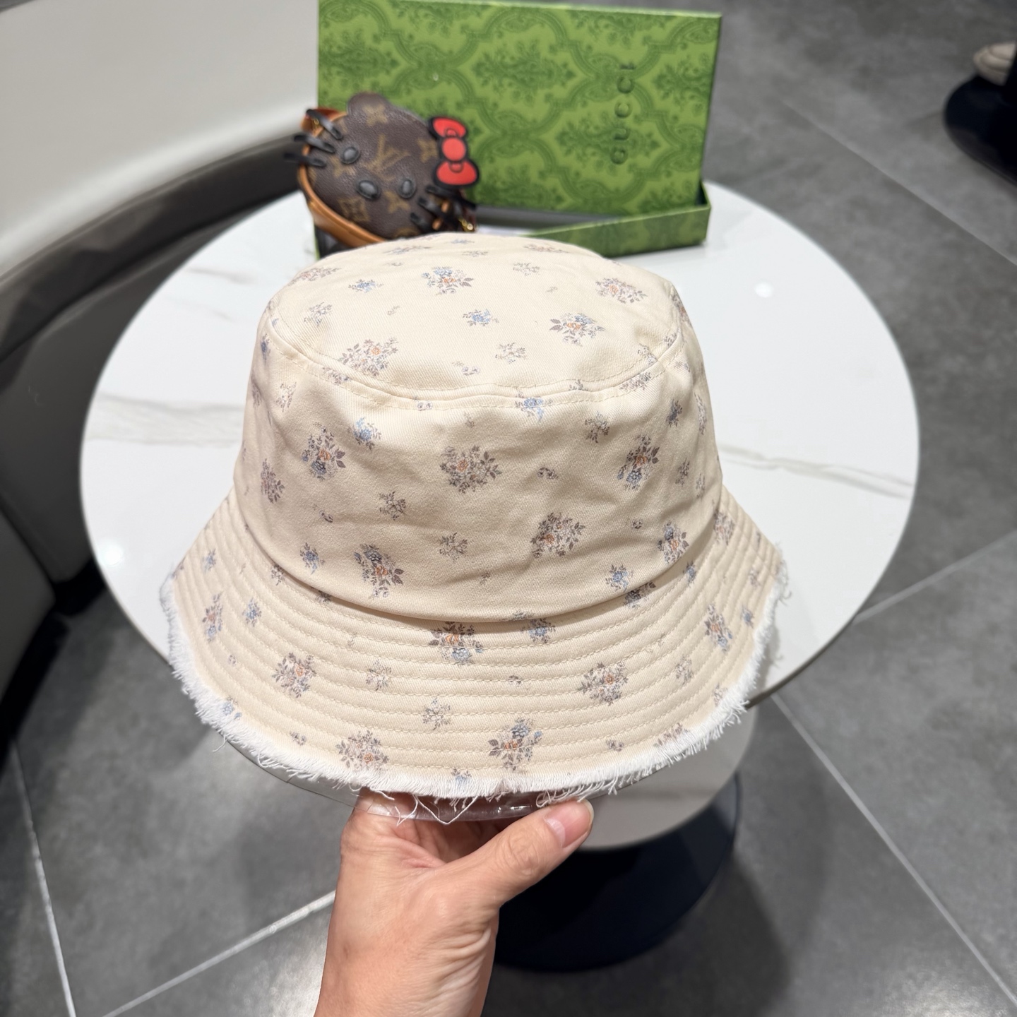 gucci古奇2026春夏新款户外高品质纯棉透气防晒遮阳帽显脸小鸭舌帽