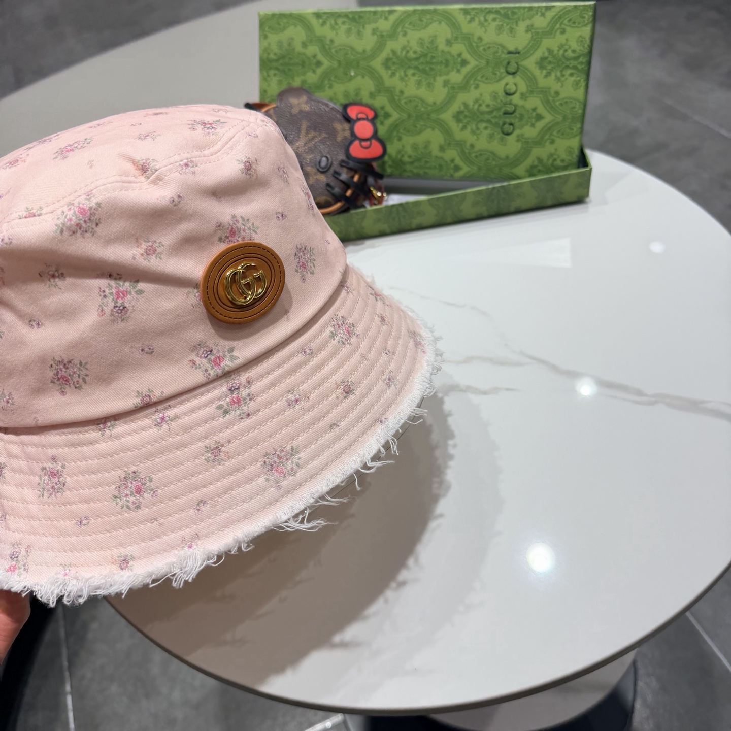 gucci古奇2026春夏新款户外高品质纯棉透气防晒遮阳帽显脸小鸭舌帽