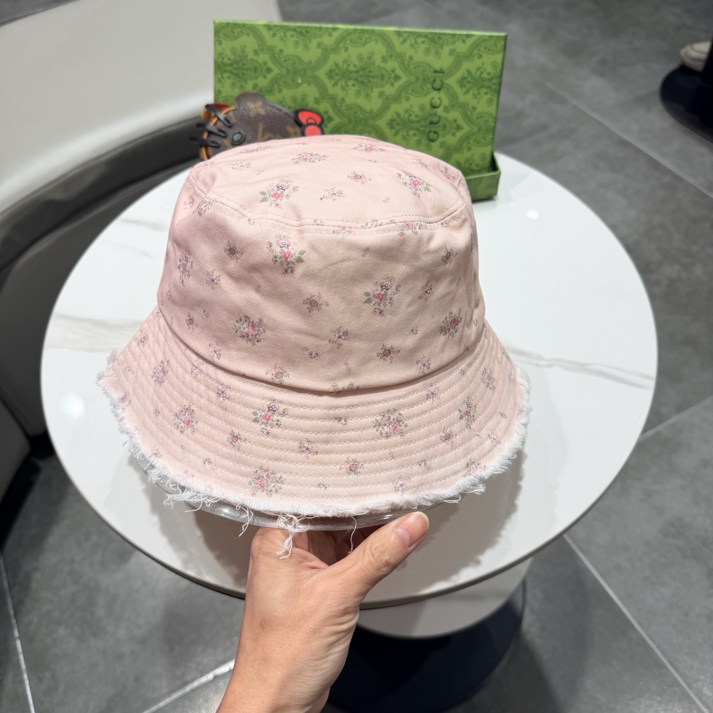 gucci古奇2026春夏新款户外高品质纯棉透气防晒遮阳帽显脸小鸭舌帽