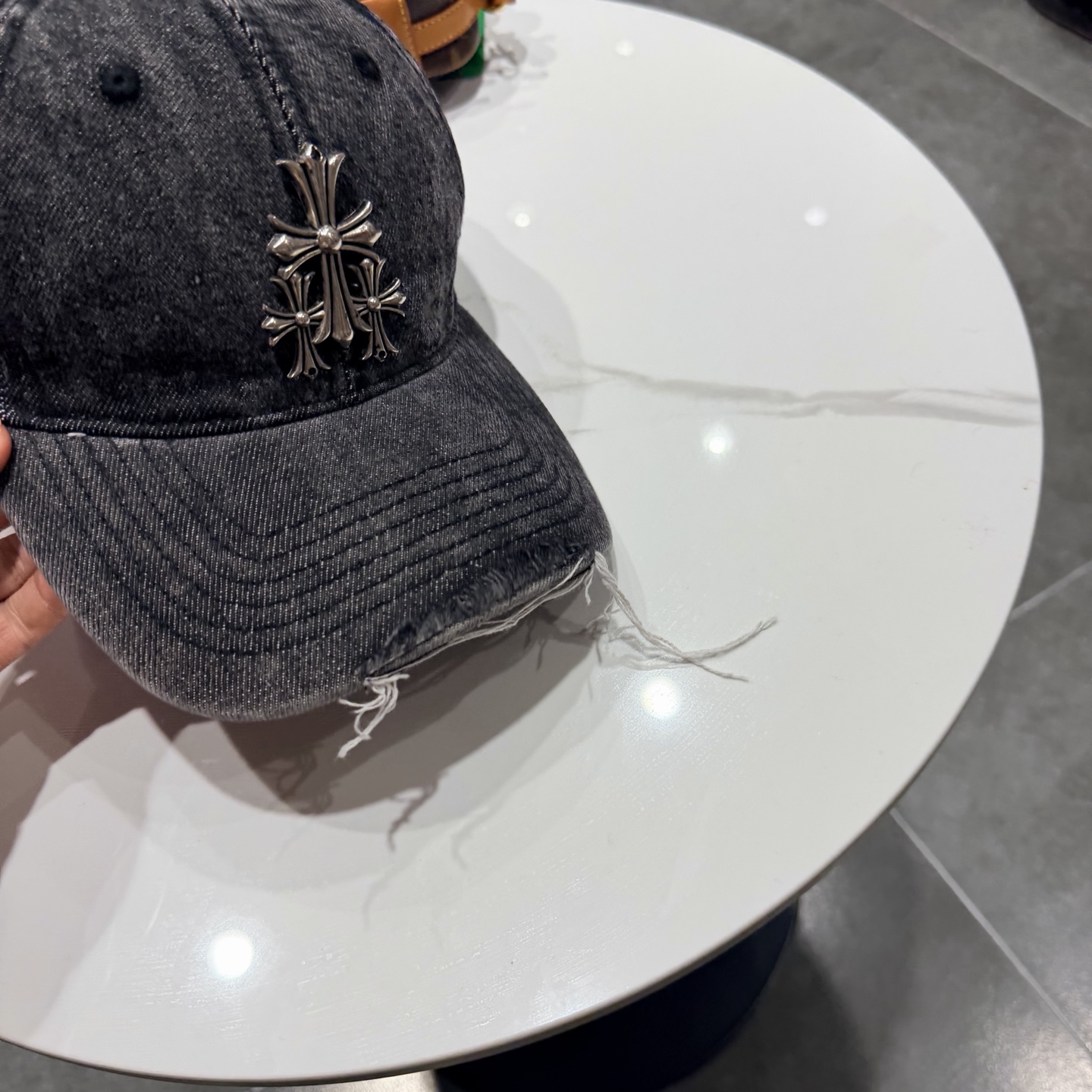 🆕 新款克罗心重工定制版✓棒球帽面料全新升级！质感好版型正！做了扎染工艺~ 很特别！