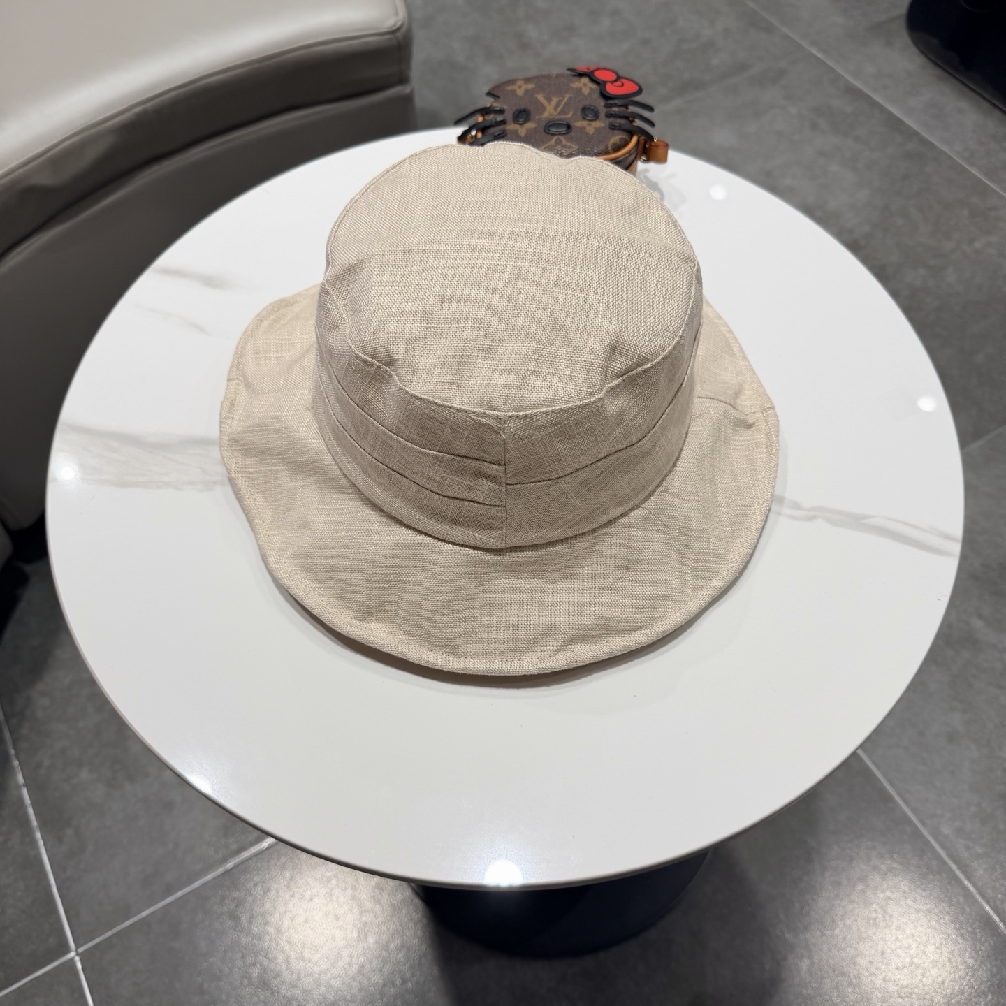 Chanel日韩系光版拼接做旧休闲复古时尚百搭街头出游渔夫帽画家帽新款