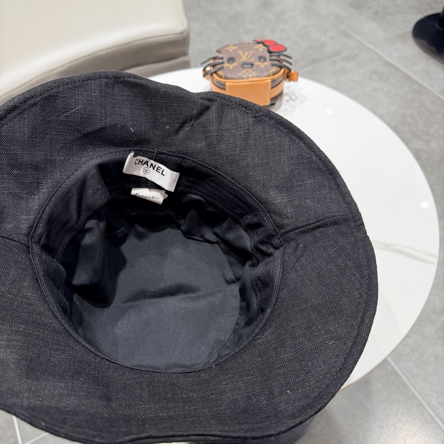 Chanel日韩系光版拼接做旧休闲复古时尚百搭街头出游渔夫帽画家帽新款