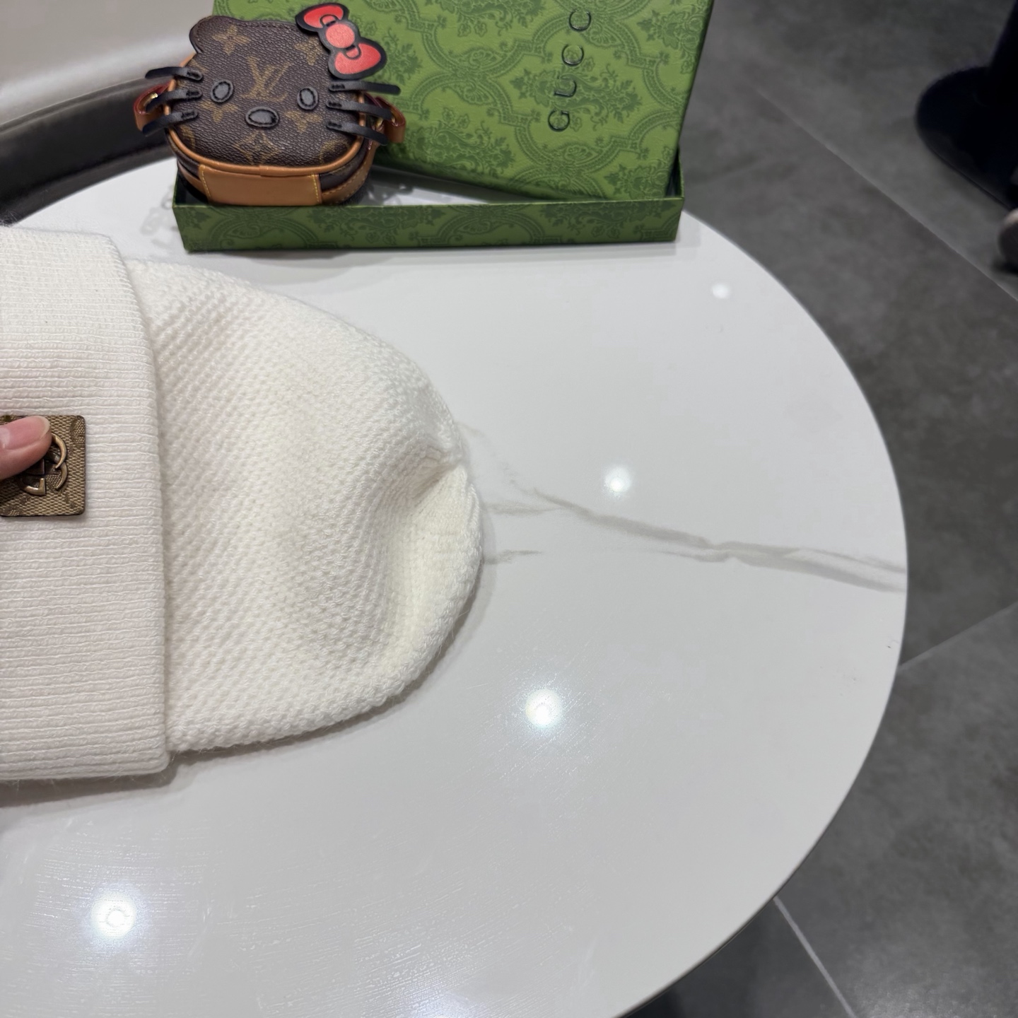 GUCCI古奇👒经典原单蒙口针织毛线帽，采用精选百羊毛面料，超高羊毛成份，‼️手感超柔软，弹性极佳，高档又减龄、超保暖！