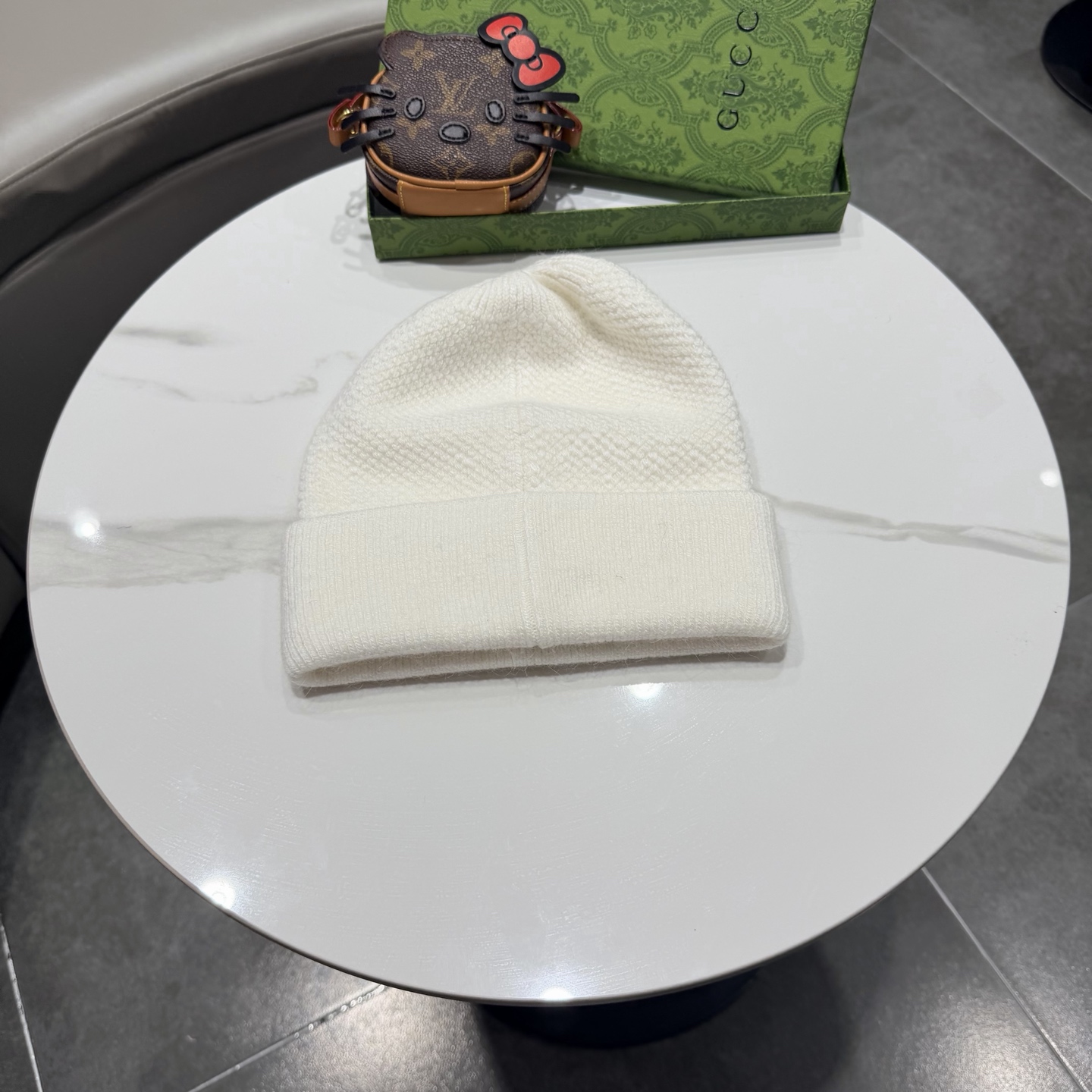 GUCCI古奇👒经典原单蒙口针织毛线帽，采用精选百羊毛面料，超高羊毛成份，‼️手感超柔软，弹性极佳，高档又减龄、超保暖！