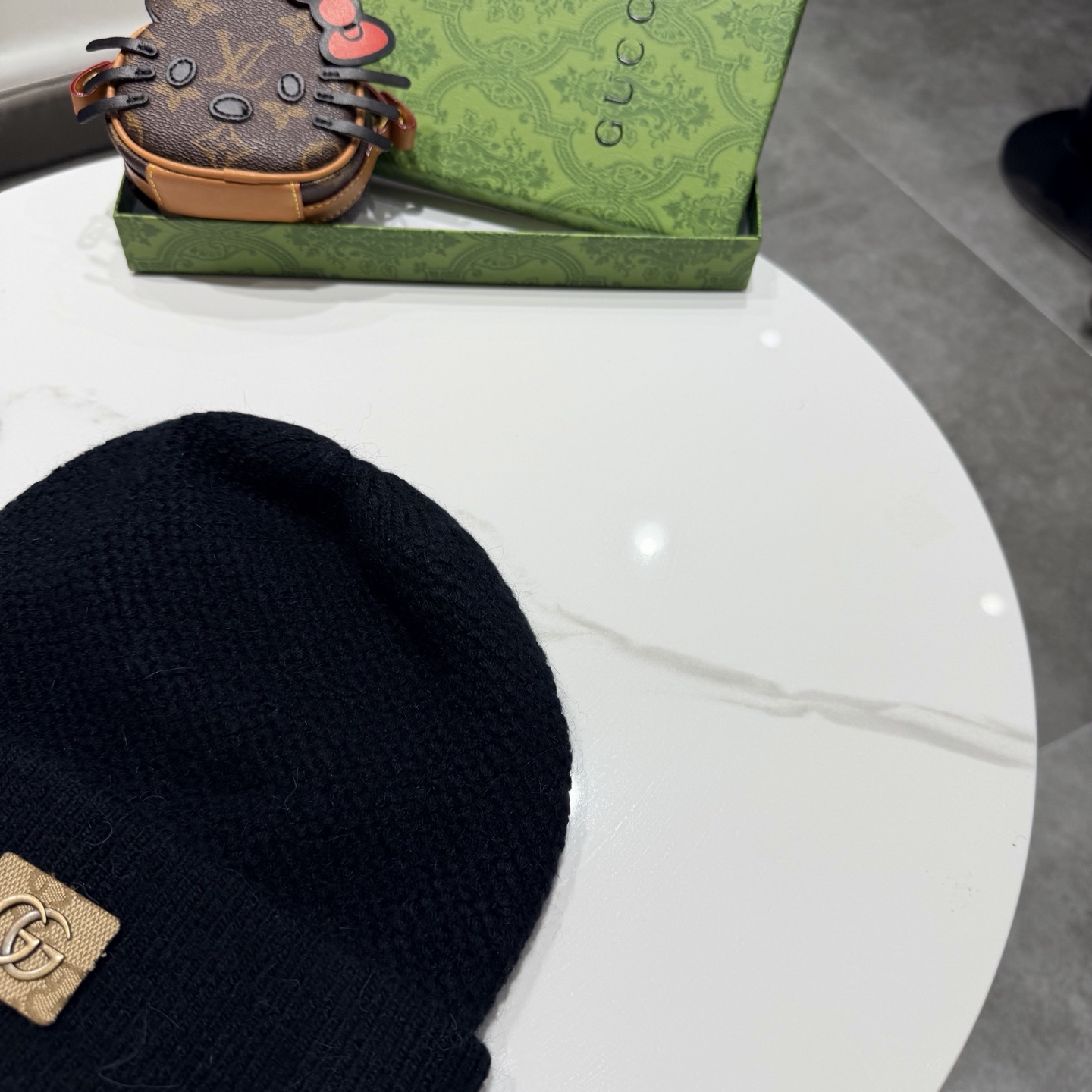 GUCCI古奇👒经典原单蒙口针织毛线帽，采用精选百羊毛面料，超高羊毛成份，‼️手感超柔软，弹性极佳，高档又减龄、超保暖！