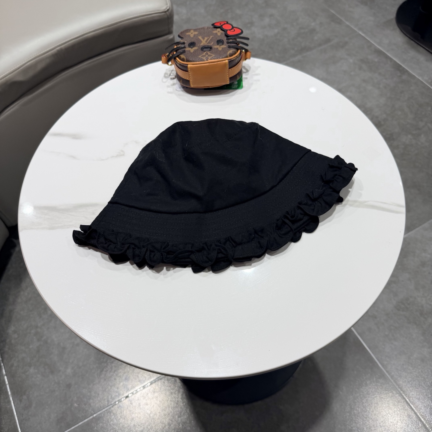 赛琳Celine日系高品质木耳边渔夫帽女春夏户外旅游百搭显脸小遮阳帽防晒盆帽