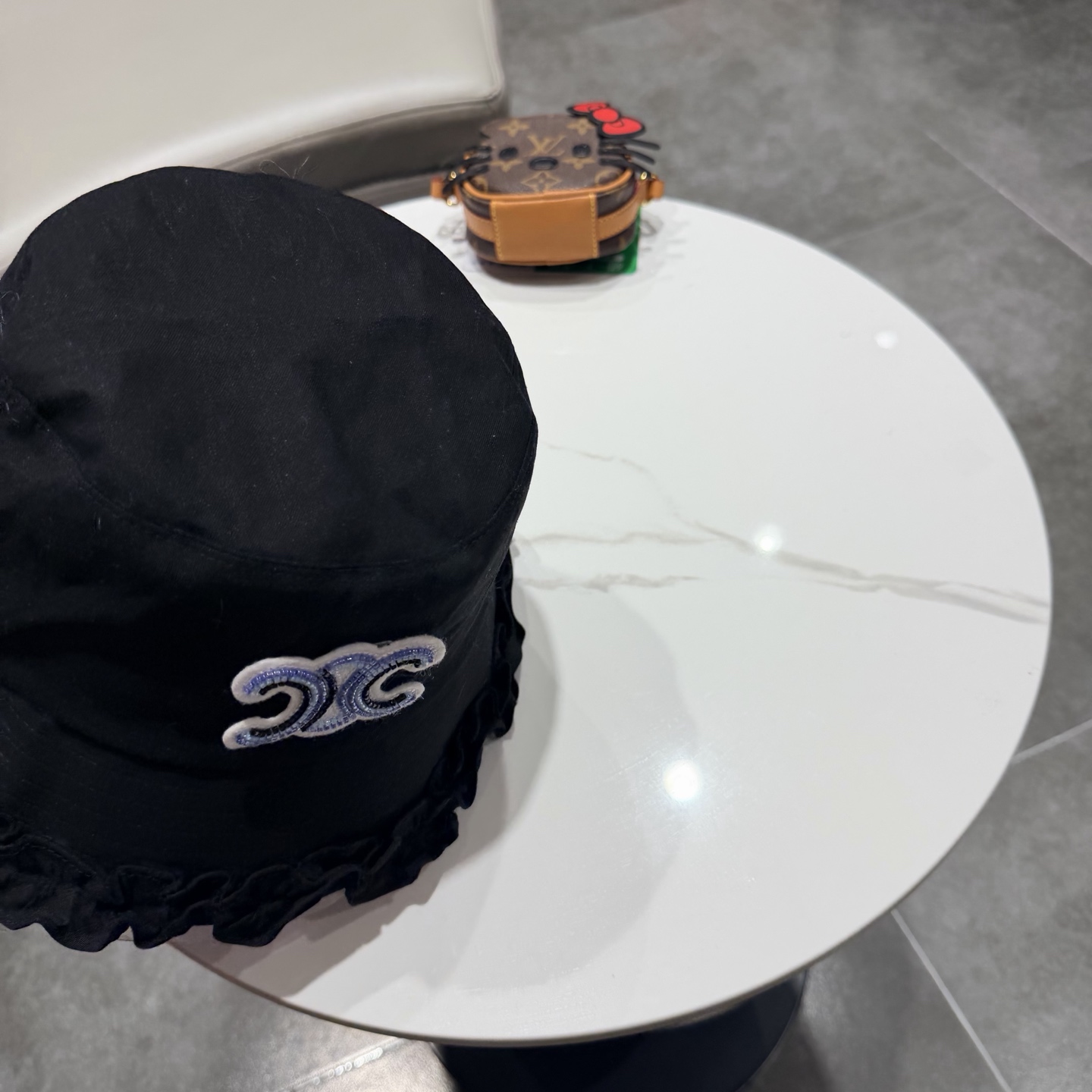 赛琳Celine日系高品质木耳边渔夫帽女春夏户外旅游百搭显脸小遮阳帽防晒盆帽