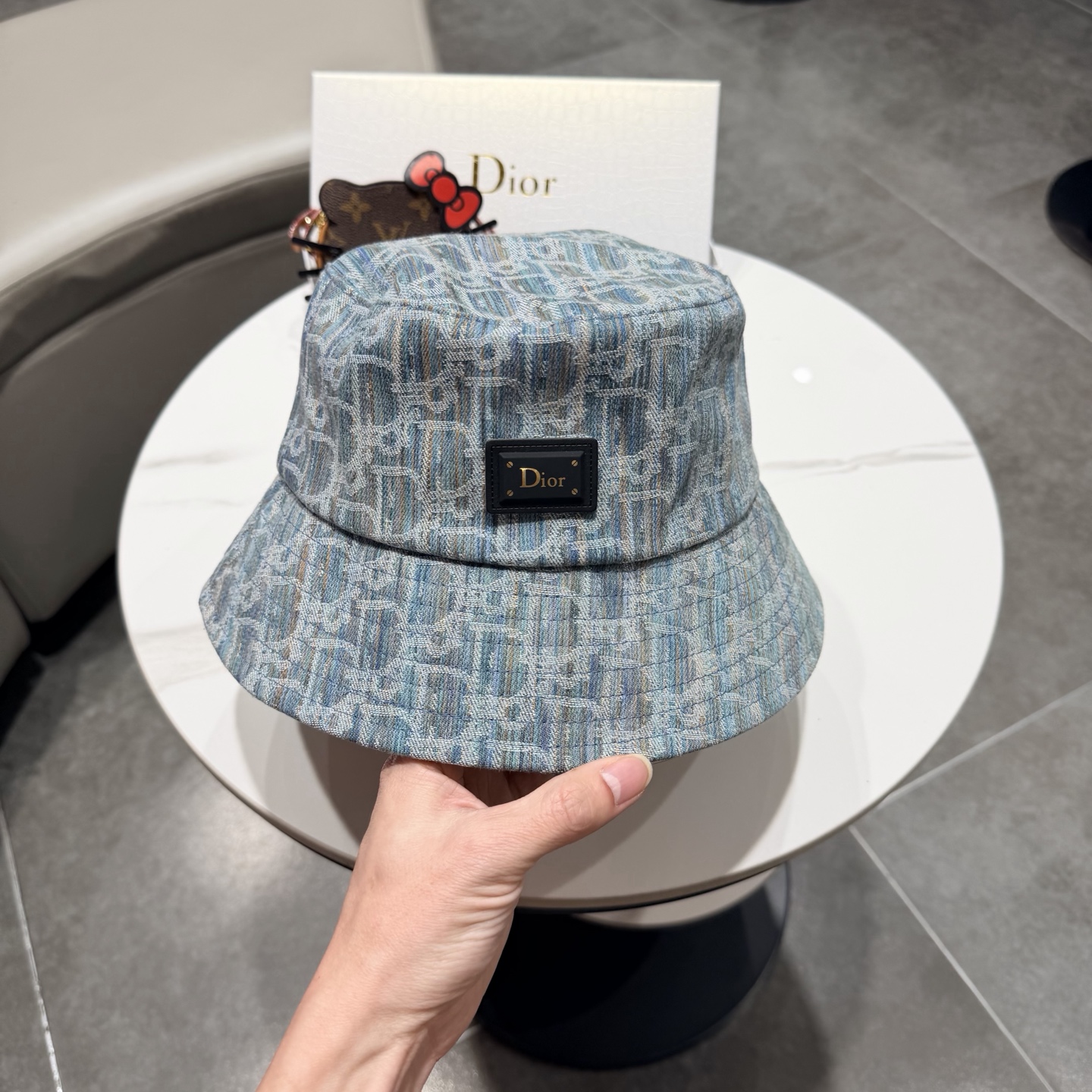DIOR 迪奥 2026新款可遮阳帽女透气渔夫帽度假旅游拍照时尚搭子