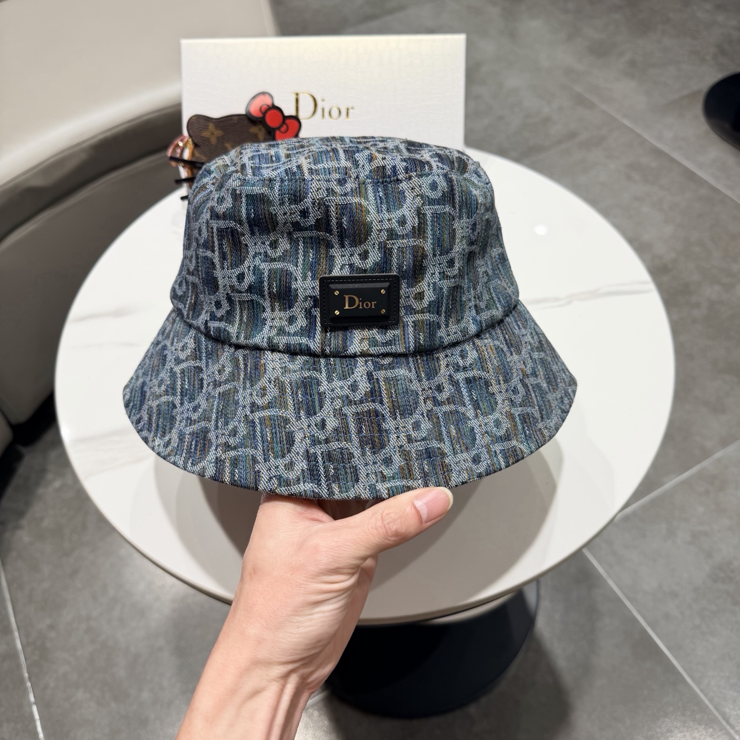 DIOR 迪奥 2026新款可遮阳帽女透气渔夫帽度假旅游拍照时尚搭子