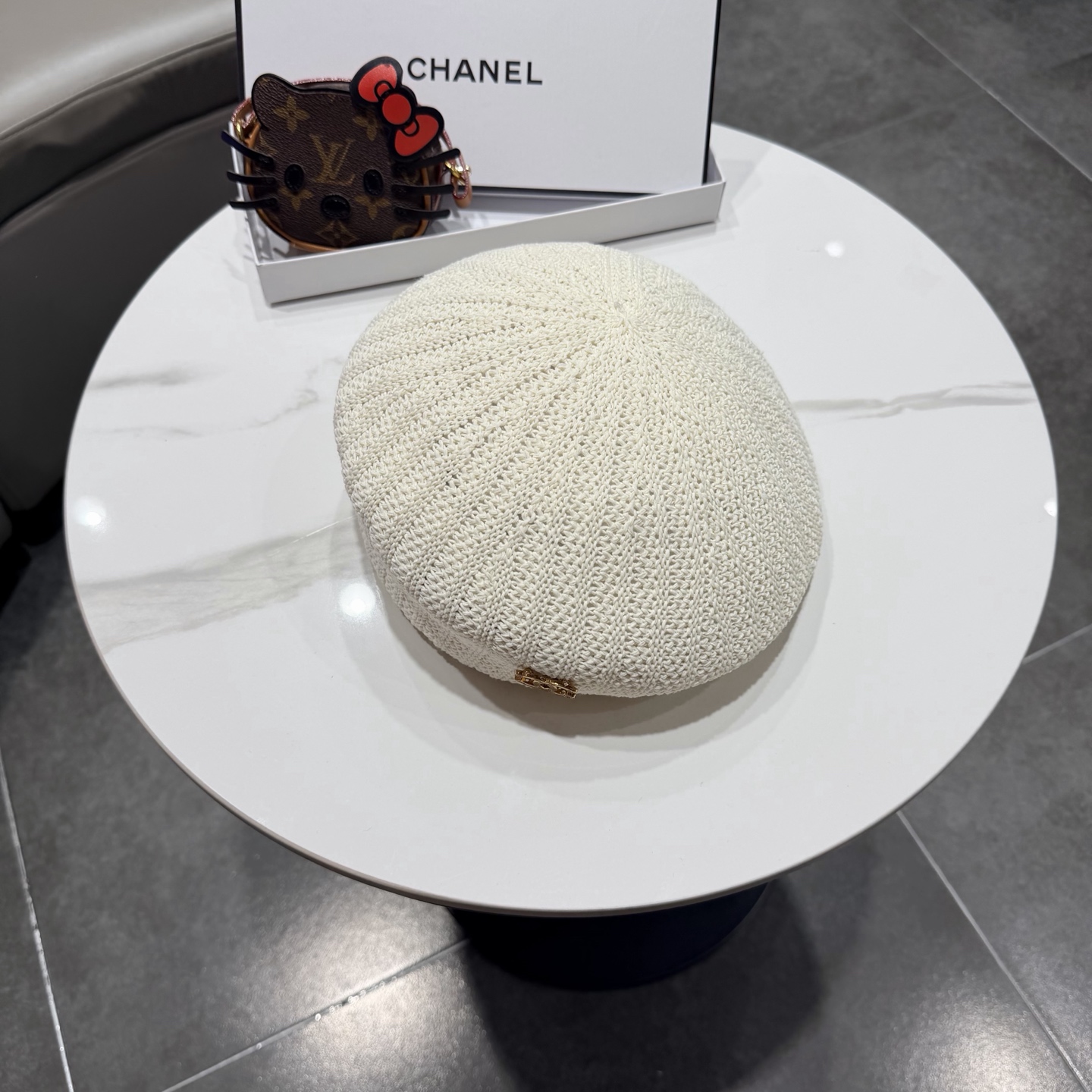 chanel贝雷帽子女2026新款时尚百搭显脸小夏季英伦风透气薄款画家帽香奈儿