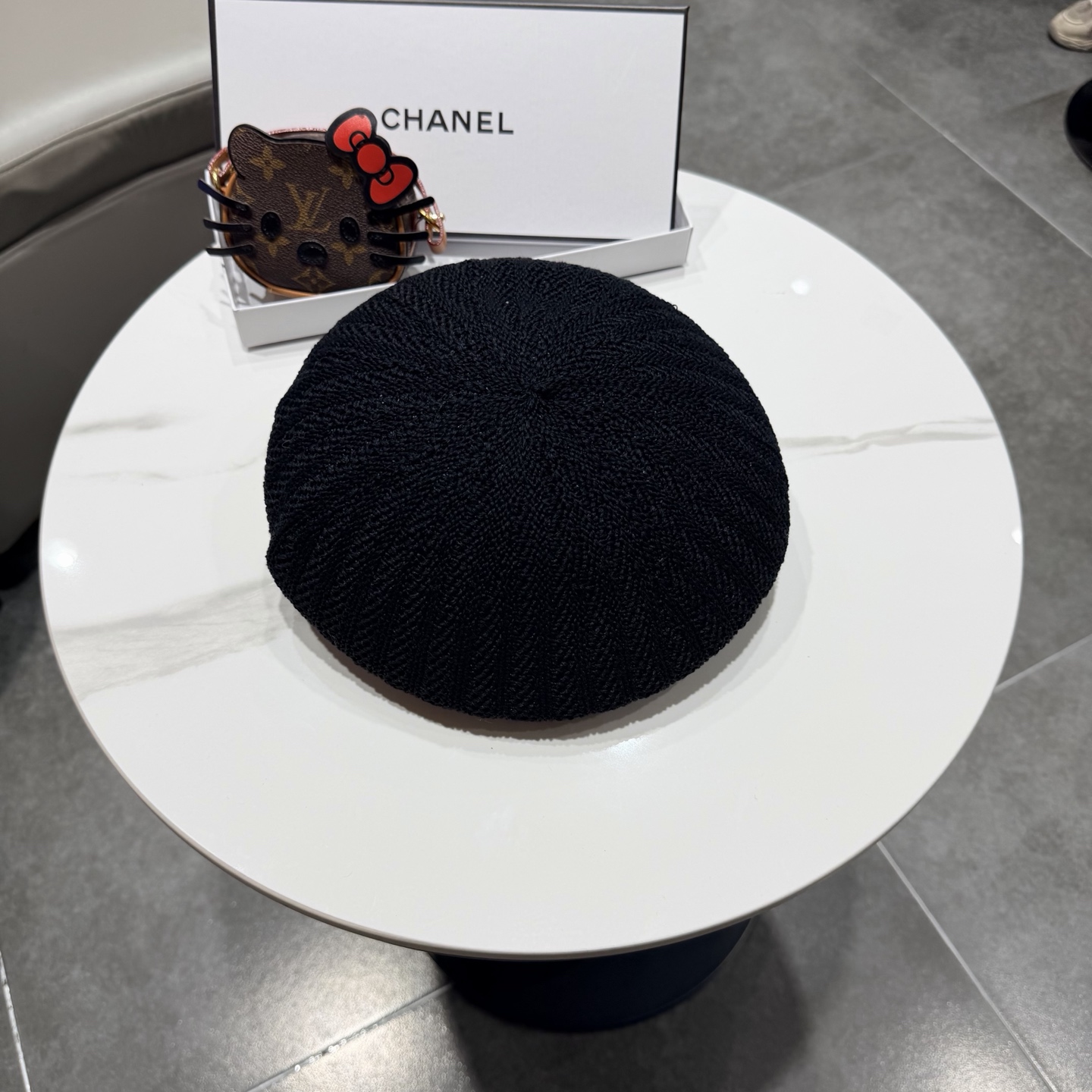 chanel贝雷帽子女2026新款时尚百搭显脸小夏季英伦风透气薄款画家帽香奈儿