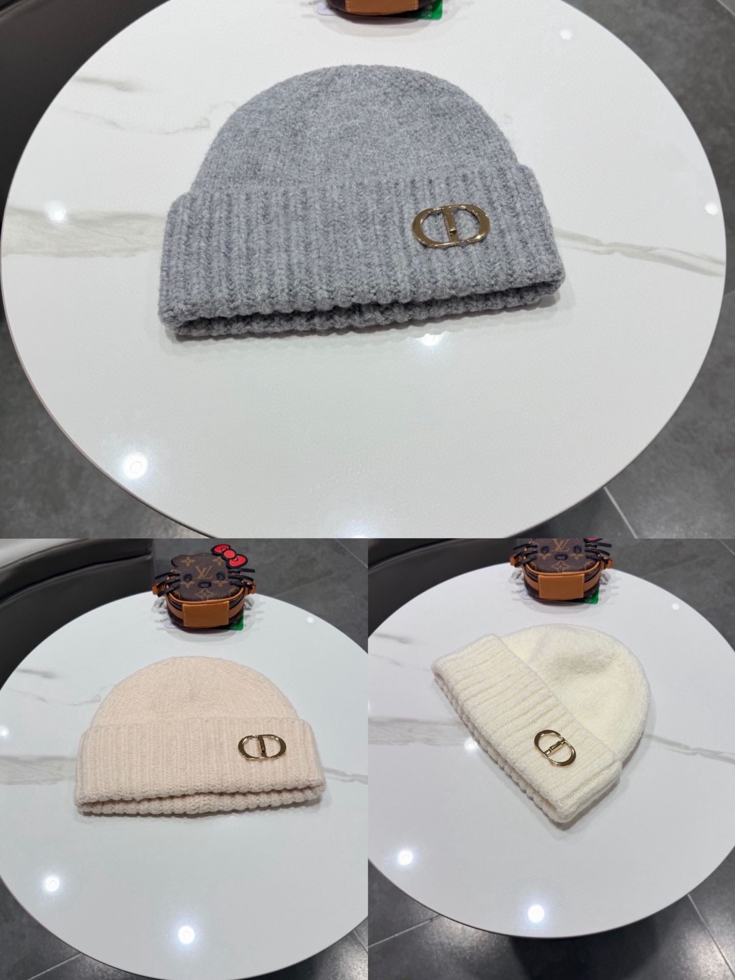 Dior迪奥新款针织毛线帽，时尚百搭！