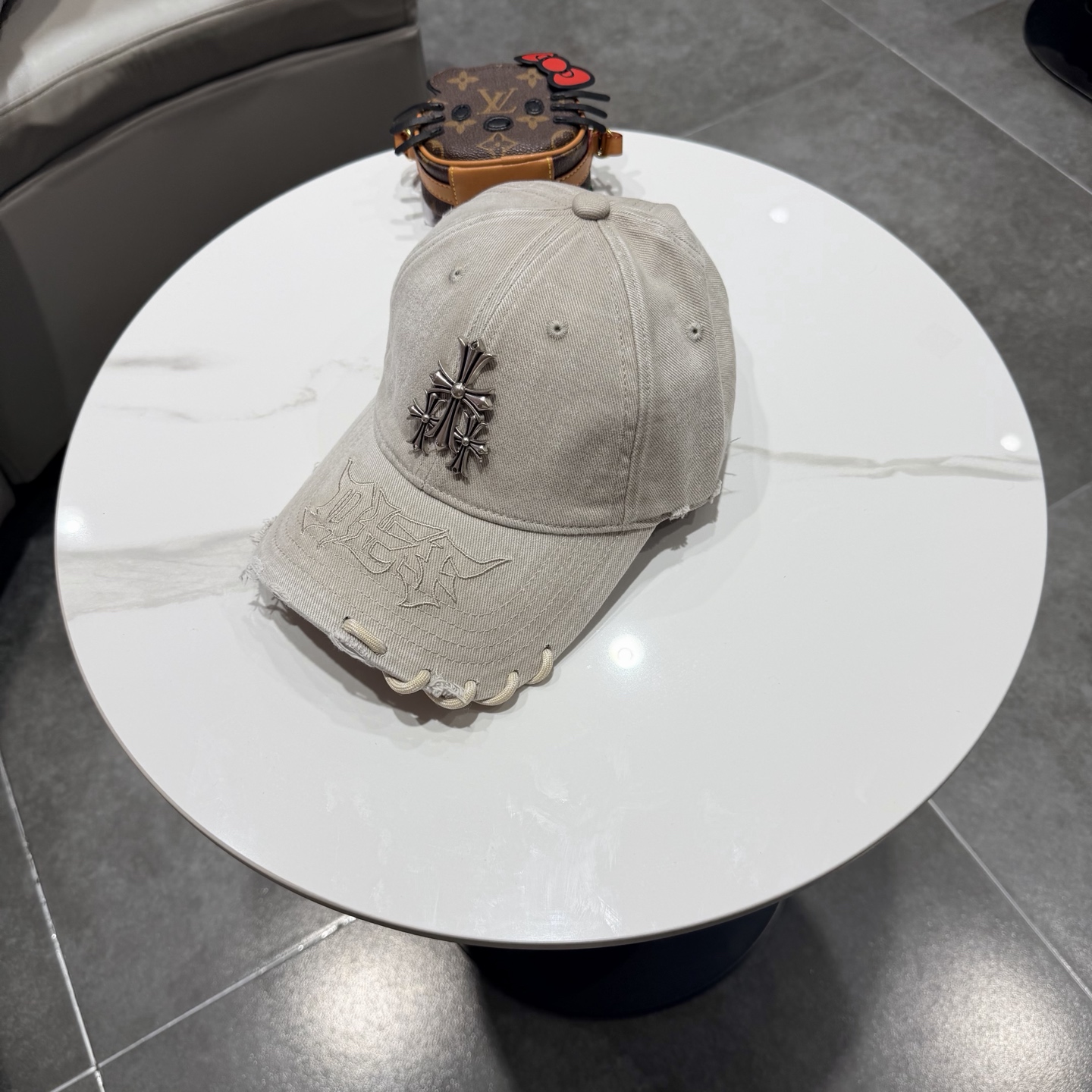 🆕  新款克罗心重工定制版✓棒球帽面料全新升级！质感好版型正！做了扎染工艺~ 很特别！