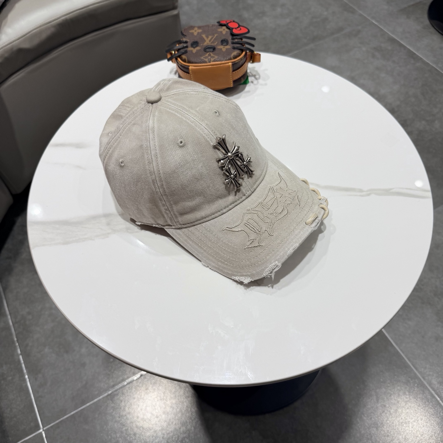 🆕  新款克罗心重工定制版✓棒球帽面料全新升级！质感好版型正！做了扎染工艺~ 很特别！