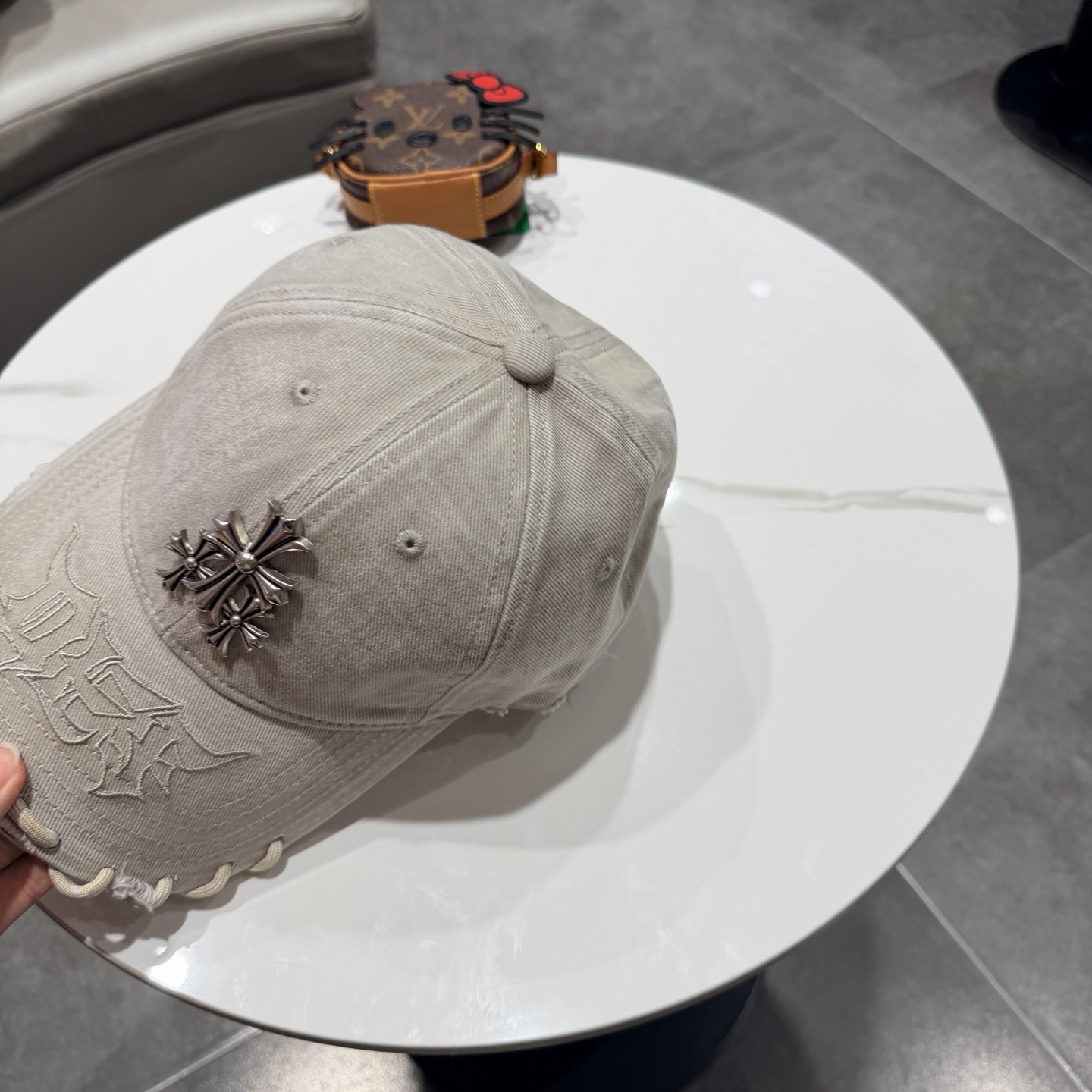 🆕  新款克罗心重工定制版✓棒球帽面料全新升级！质感好版型正！做了扎染工艺~ 很特别！