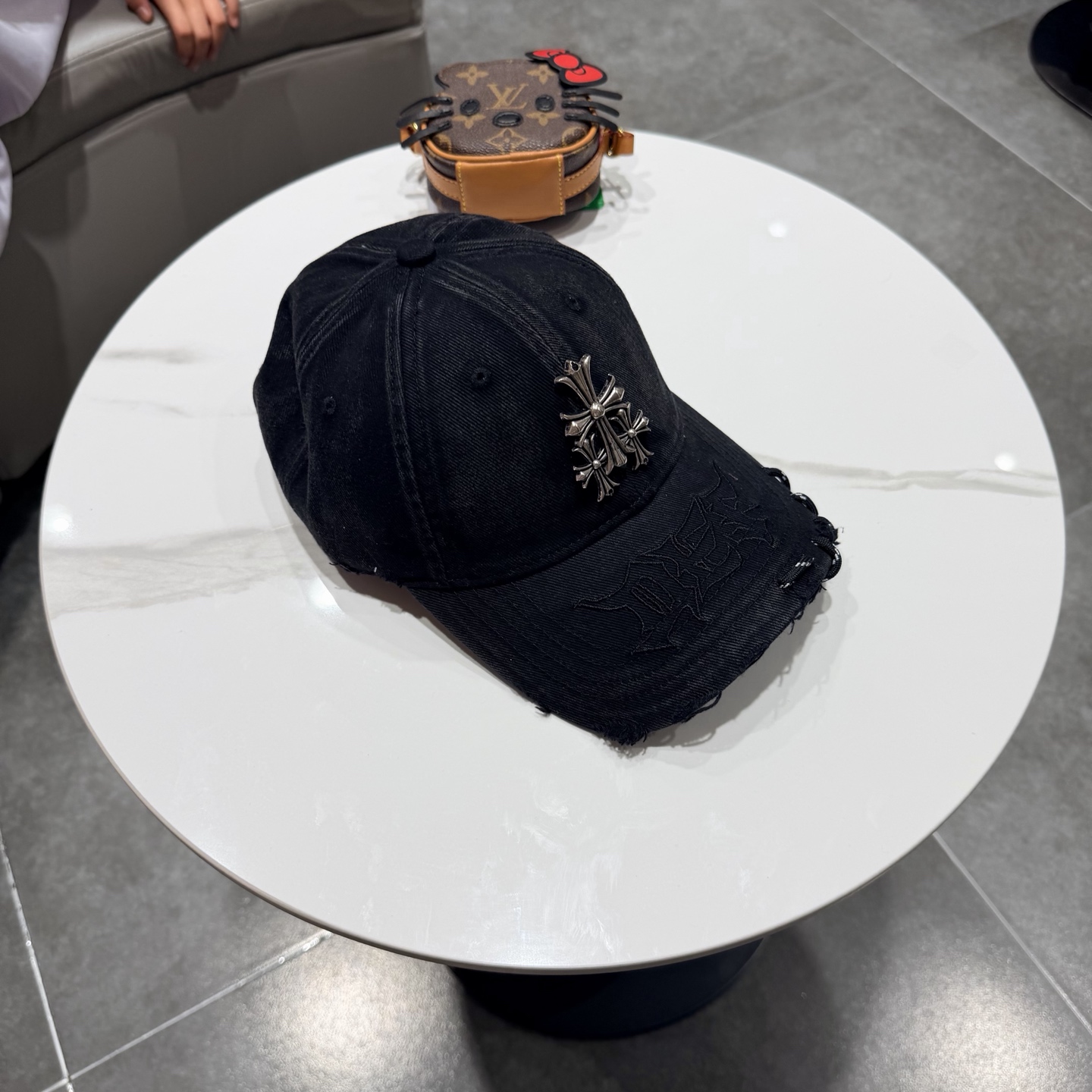 🆕  新款克罗心重工定制版✓棒球帽面料全新升级！质感好版型正！做了扎染工艺~ 很特别！