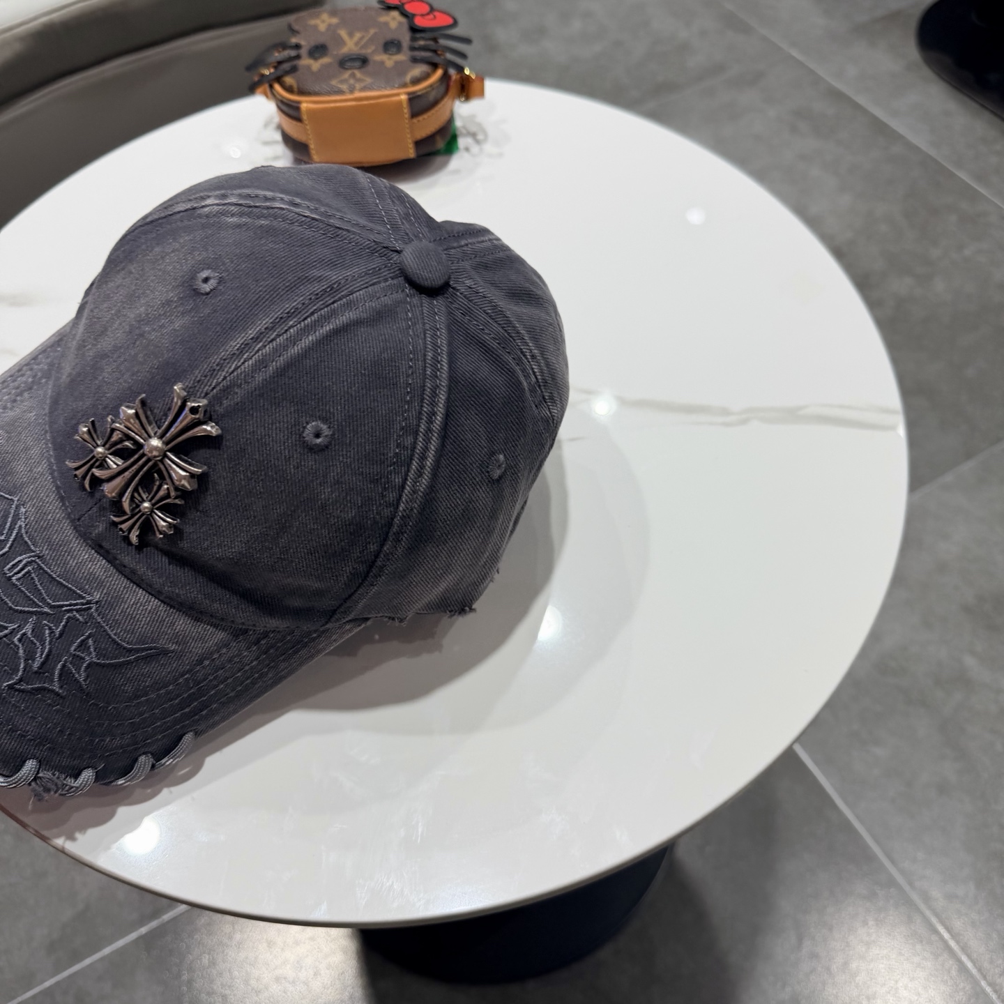🆕  新款克罗心重工定制版✓棒球帽面料全新升级！质感好版型正！做了扎染工艺~ 很特别！