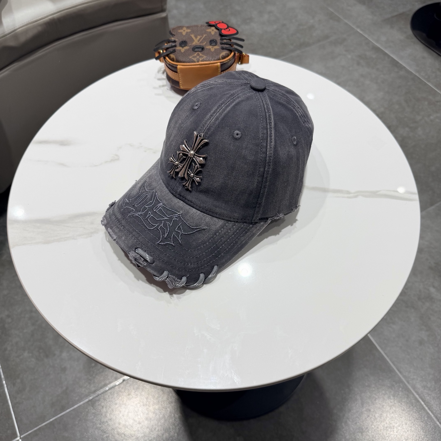 🆕  新款克罗心重工定制版✓棒球帽面料全新升级！质感好版型正！做了扎染工艺~ 很特别！