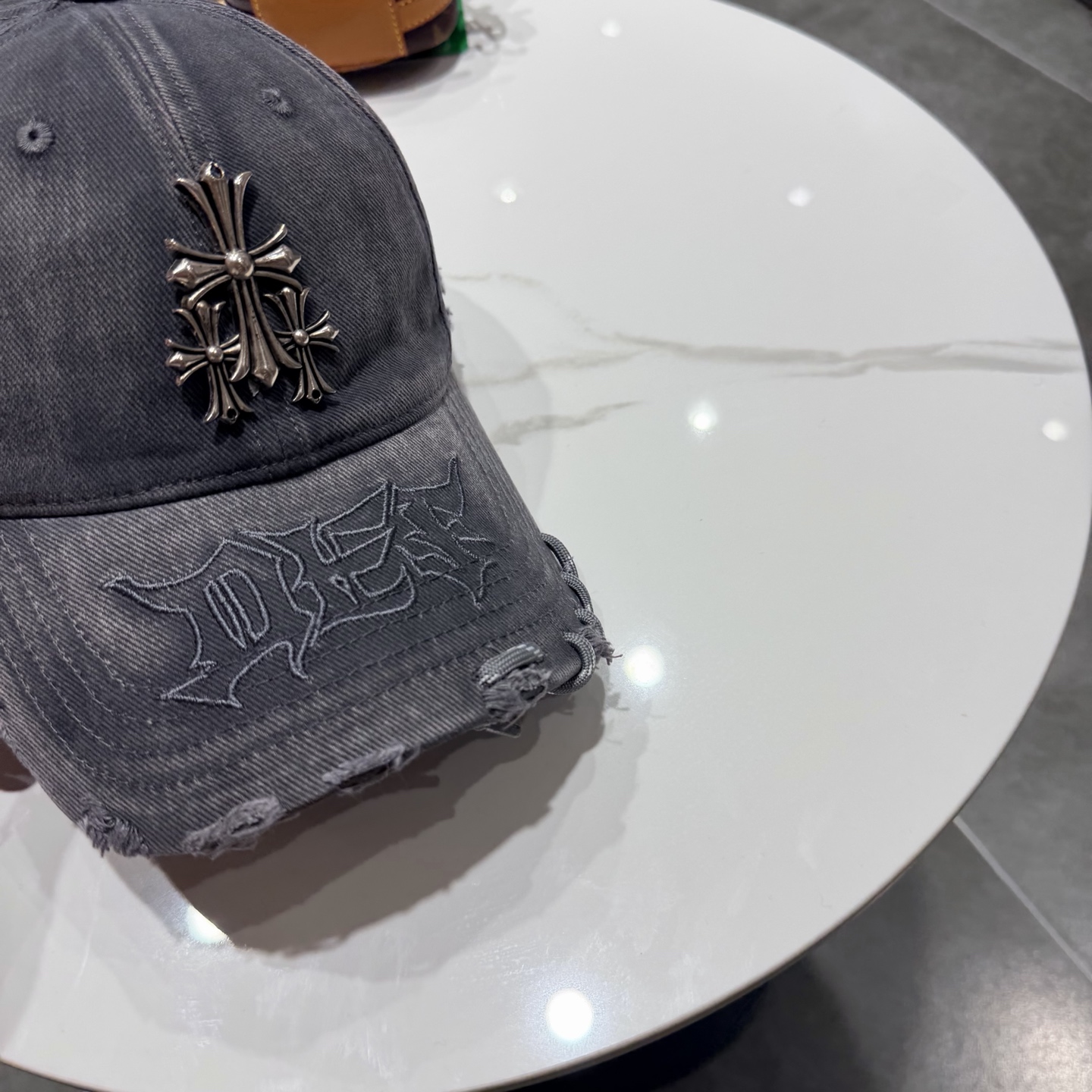 🆕  新款克罗心重工定制版✓棒球帽面料全新升级！质感好版型正！做了扎染工艺~ 很特别！