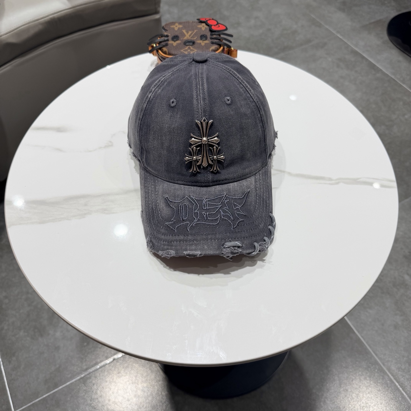 🆕  新款克罗心重工定制版✓棒球帽面料全新升级！质感好版型正！做了扎染工艺~ 很特别！