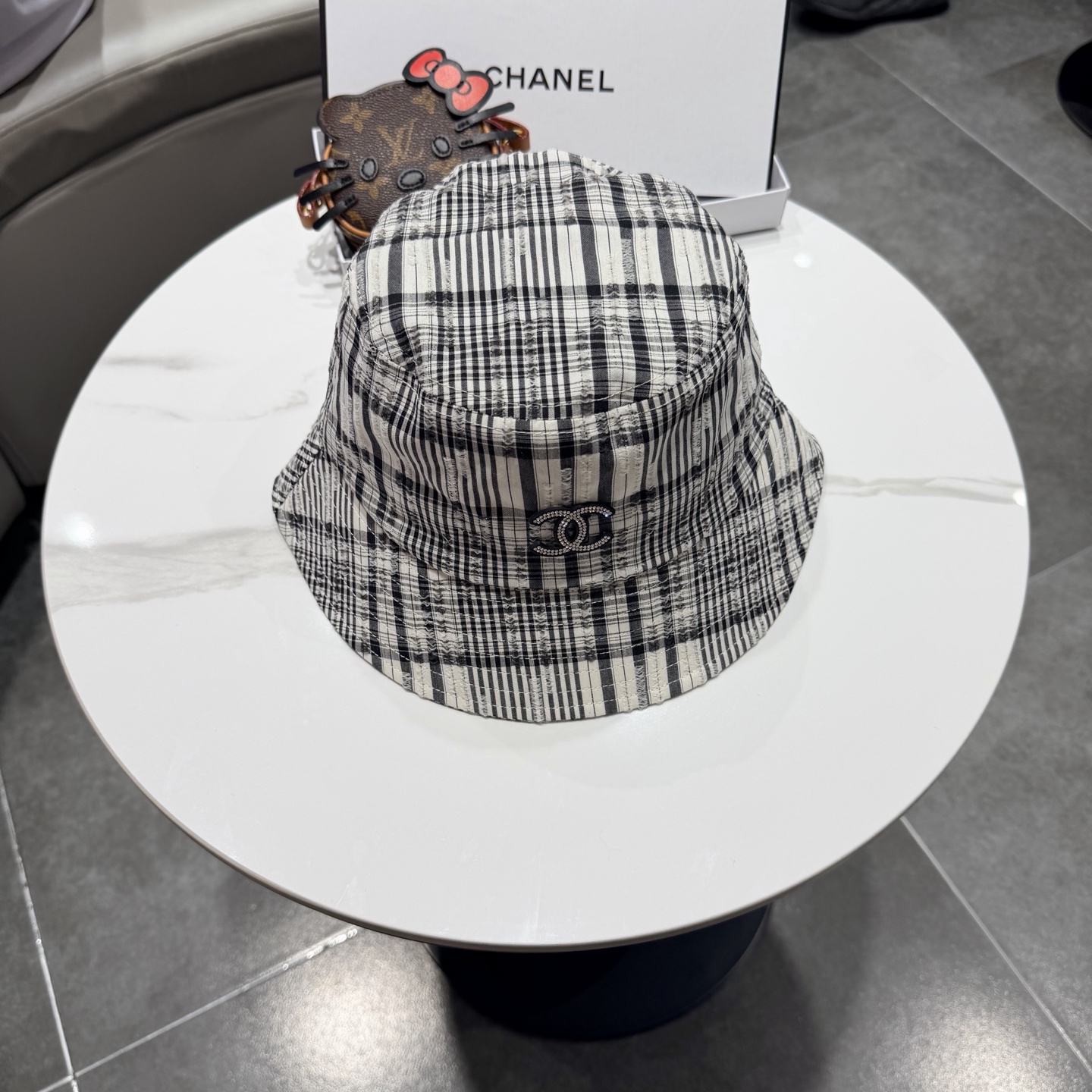 香奈儿CHANEL 新品高定渔夫帽，小香logo经典简约，时尚休闲设计 跑量新品