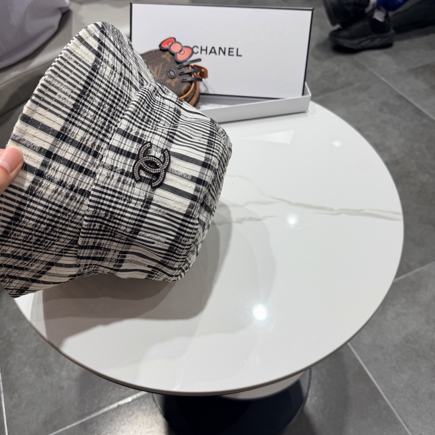 香奈儿CHANEL 新品高定渔夫帽，小香logo经典简约，时尚休闲设计 跑量新品