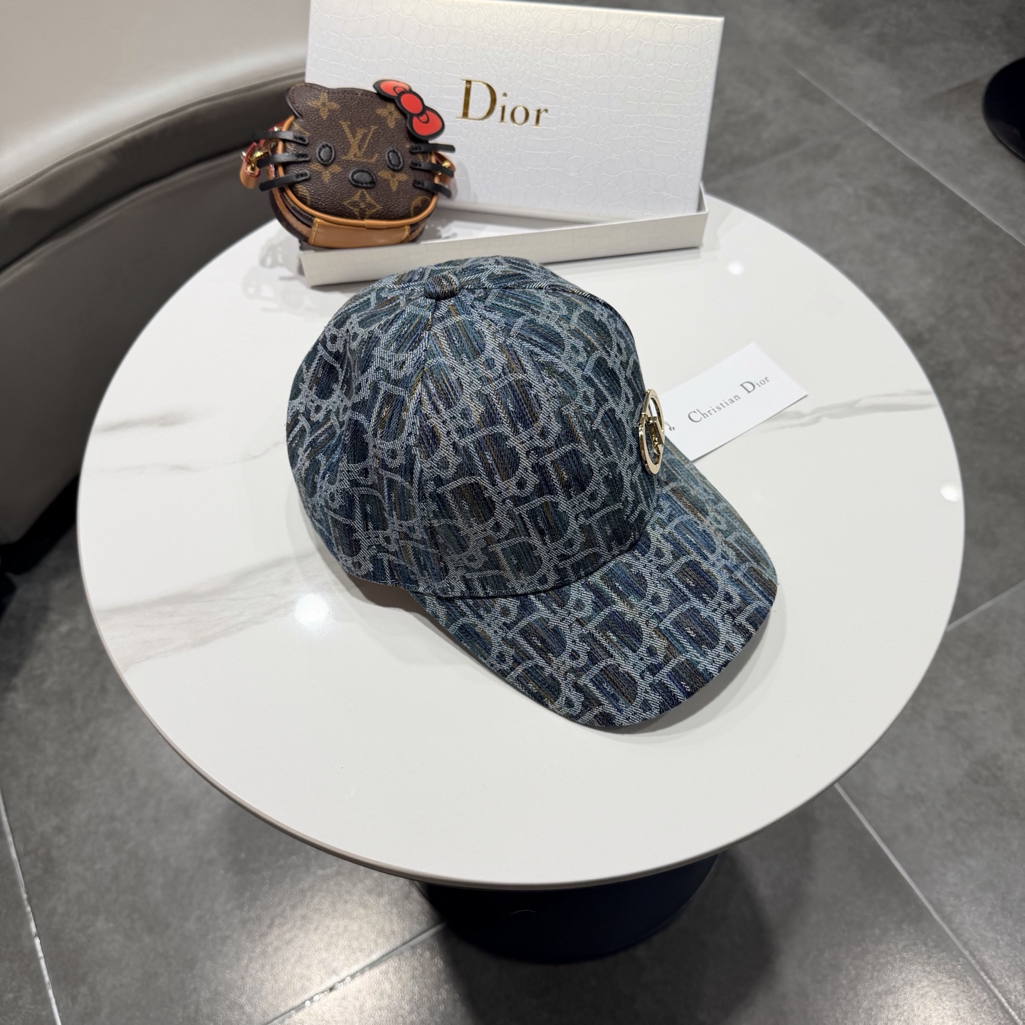 DIOR迪奥 官网同步新款发布 老花D家棒球帽🧢，水洗标吊牌齐全，超级火爆