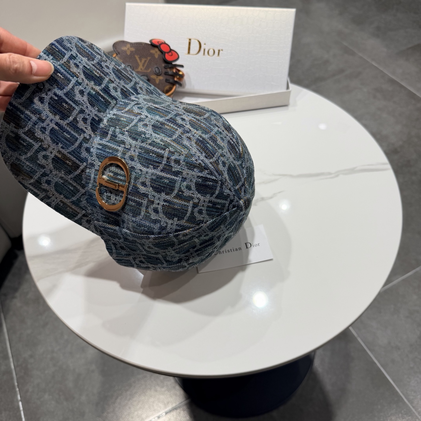 DIOR迪奥 官网同步新款发布 老花D家棒球帽🧢，水洗标吊牌齐全，超级火爆