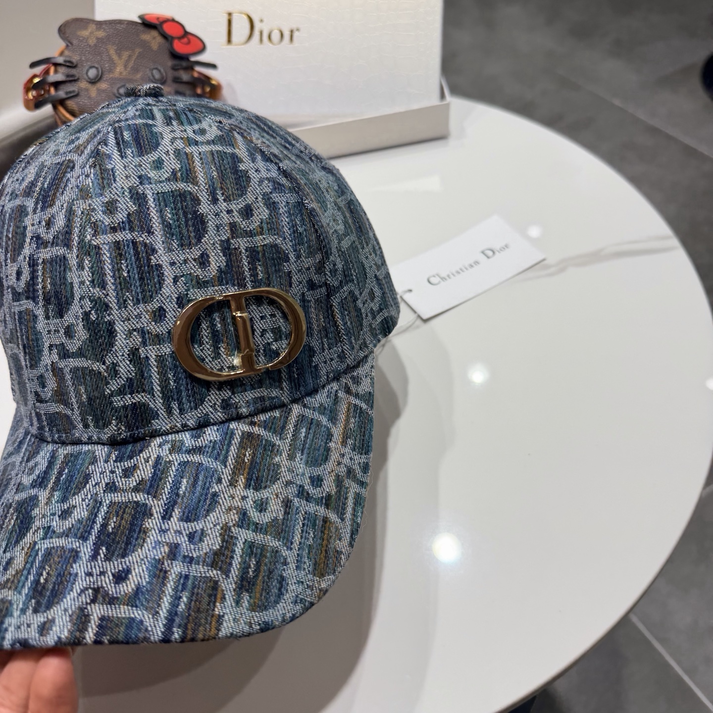 DIOR迪奥 官网同步新款发布 老花D家棒球帽🧢，水洗标吊牌齐全，超级火爆