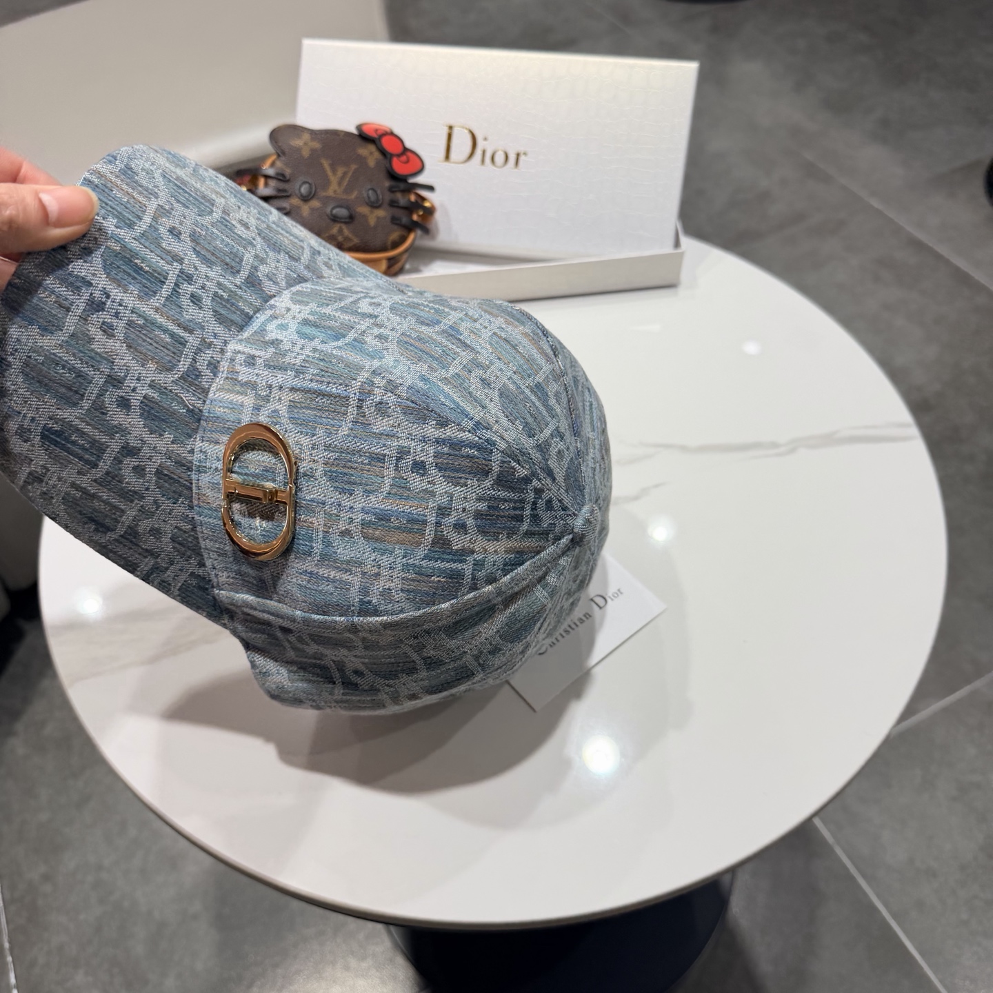 DIOR迪奥 官网同步新款发布 老花D家棒球帽🧢，水洗标吊牌齐全，超级火爆