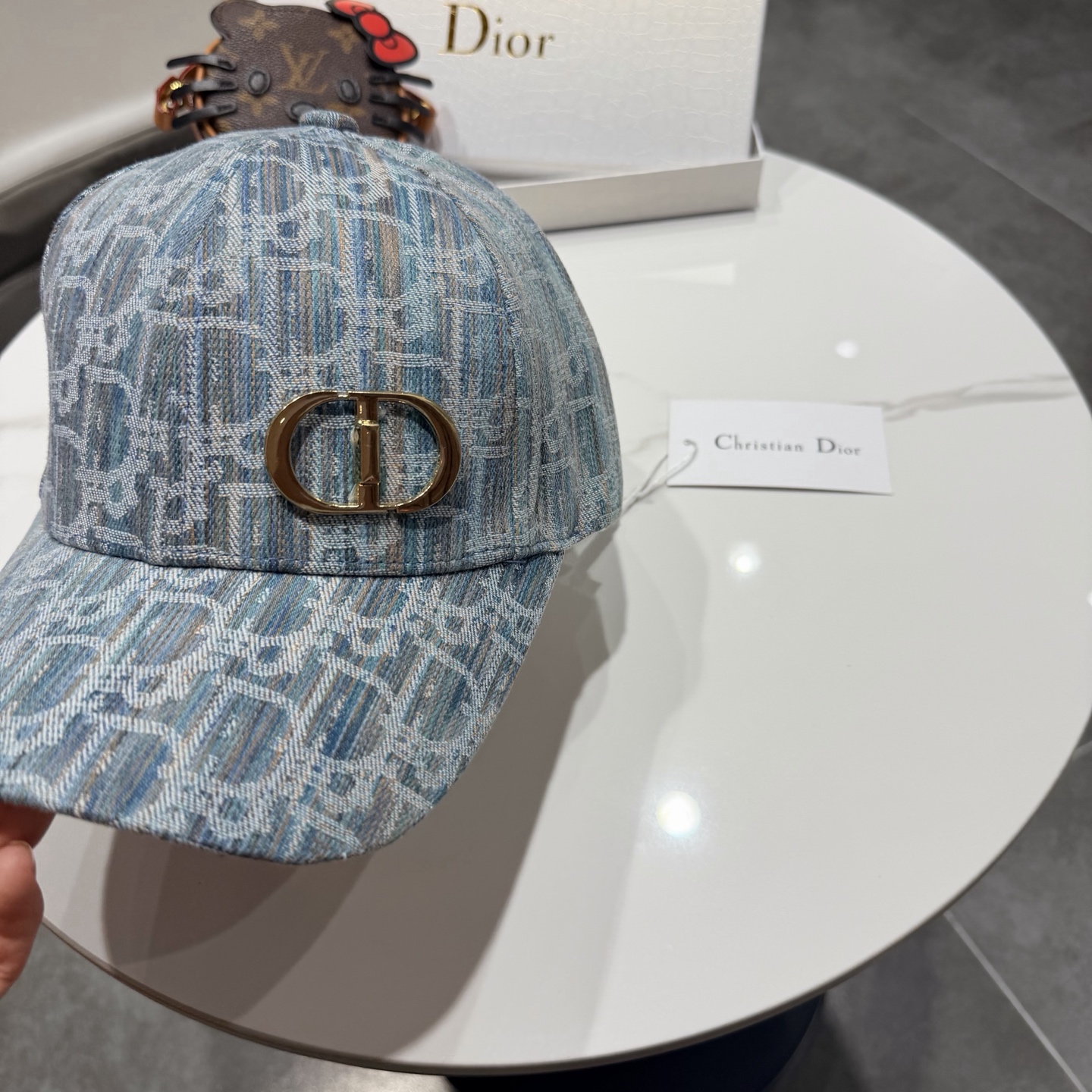 DIOR迪奥 官网同步新款发布 老花D家棒球帽🧢，水洗标吊牌齐全，超级火爆