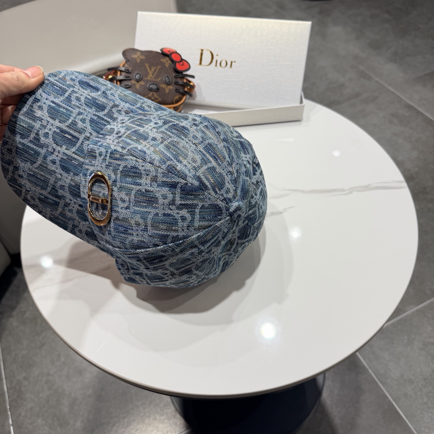 DIOR迪奥 官网同步新款发布 老花D家棒球帽🧢，水洗标吊牌齐全，超级火爆