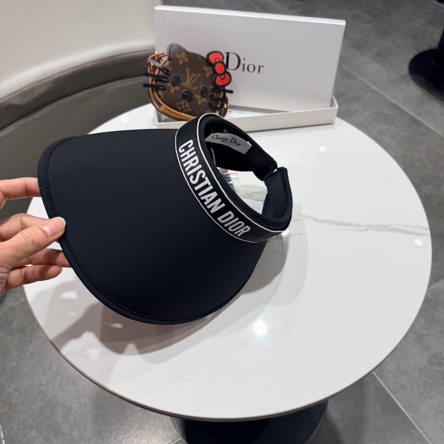 Dior迪奥空顶发箍，高端定制遮阳帽