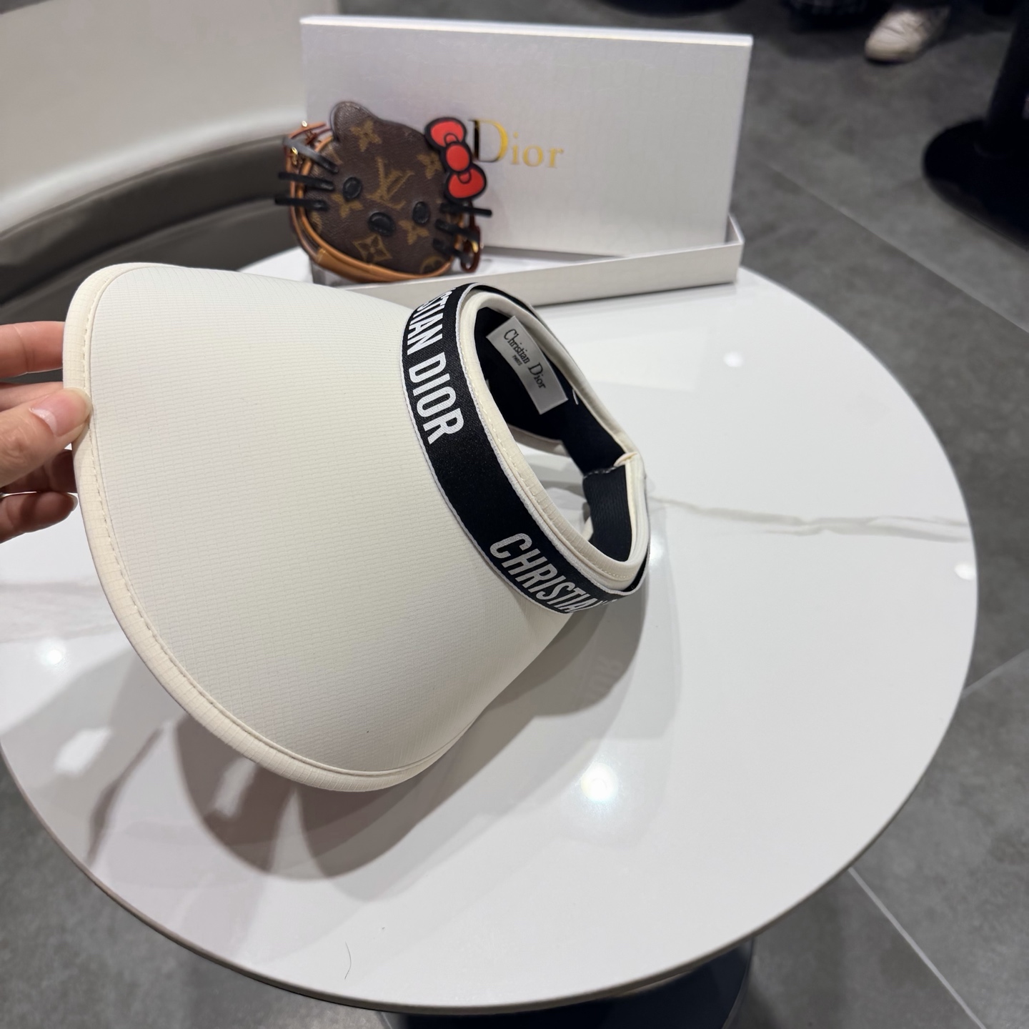 Dior迪奥空顶发箍，高端定制遮阳帽