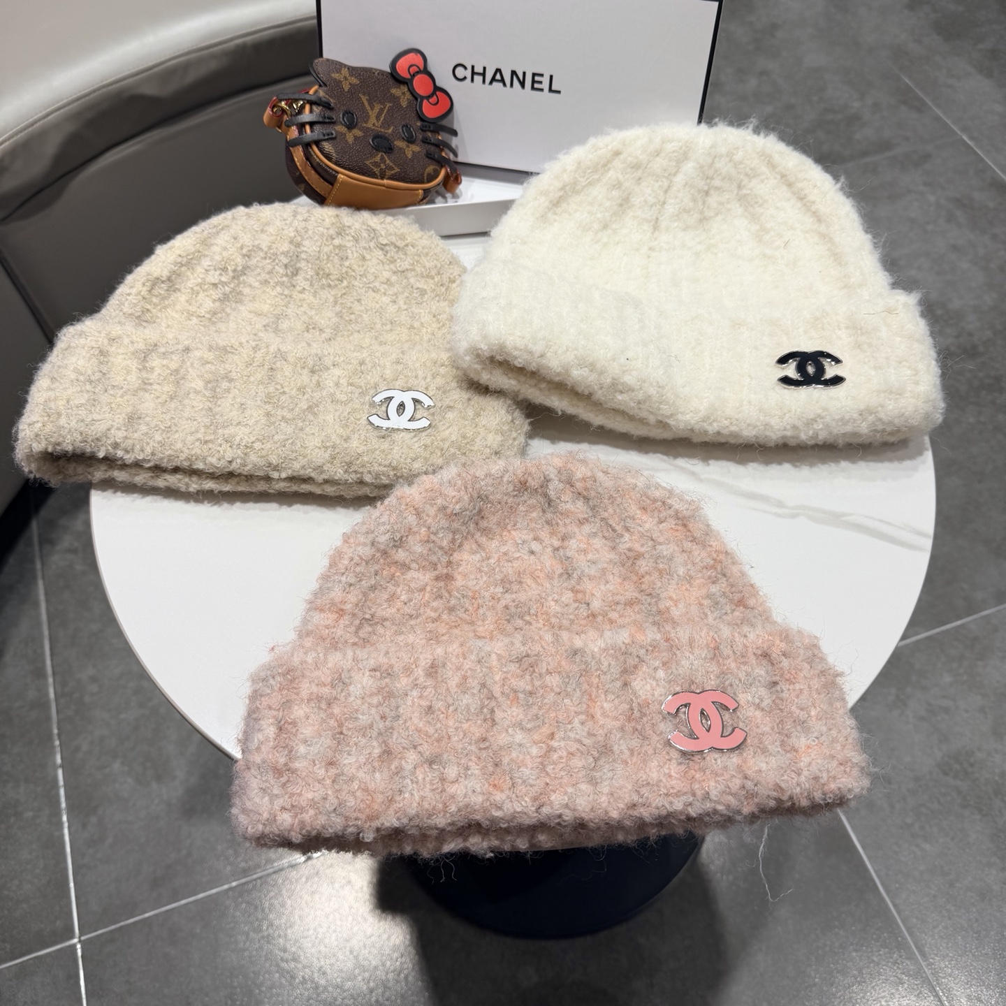 Chanel香奈儿针织毛线帽