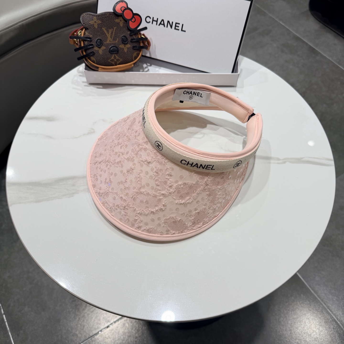 【CHANEL香奈儿】2026新款独家款小香亮片遮阳帽空顶帽，🔆遮阳百搭～休闲出街神器