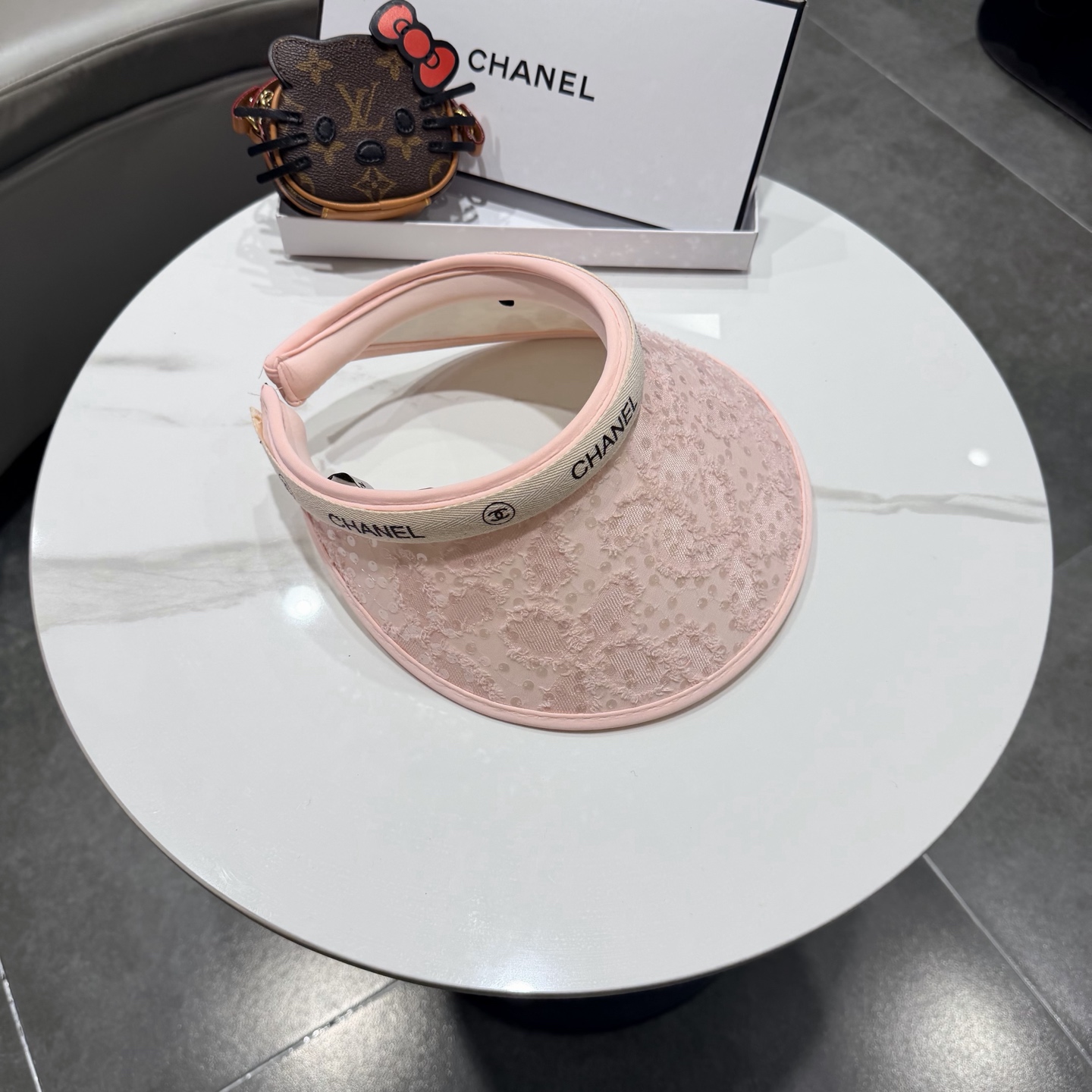 【CHANEL香奈儿】2026新款独家款小香亮片遮阳帽空顶帽，🔆遮阳百搭～休闲出街神器