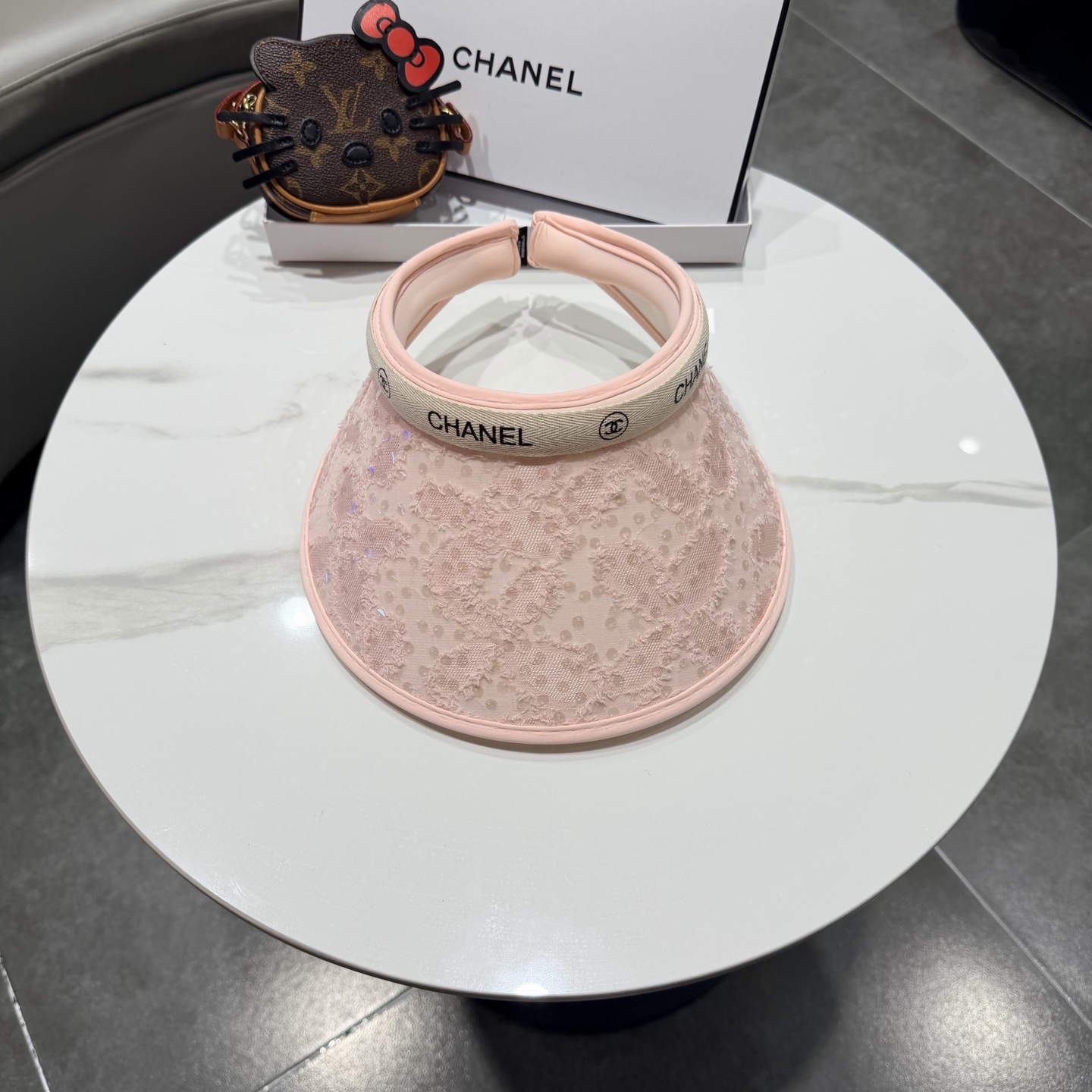 【CHANEL香奈儿】2026新款独家款小香亮片遮阳帽空顶帽，🔆遮阳百搭～休闲出街神器