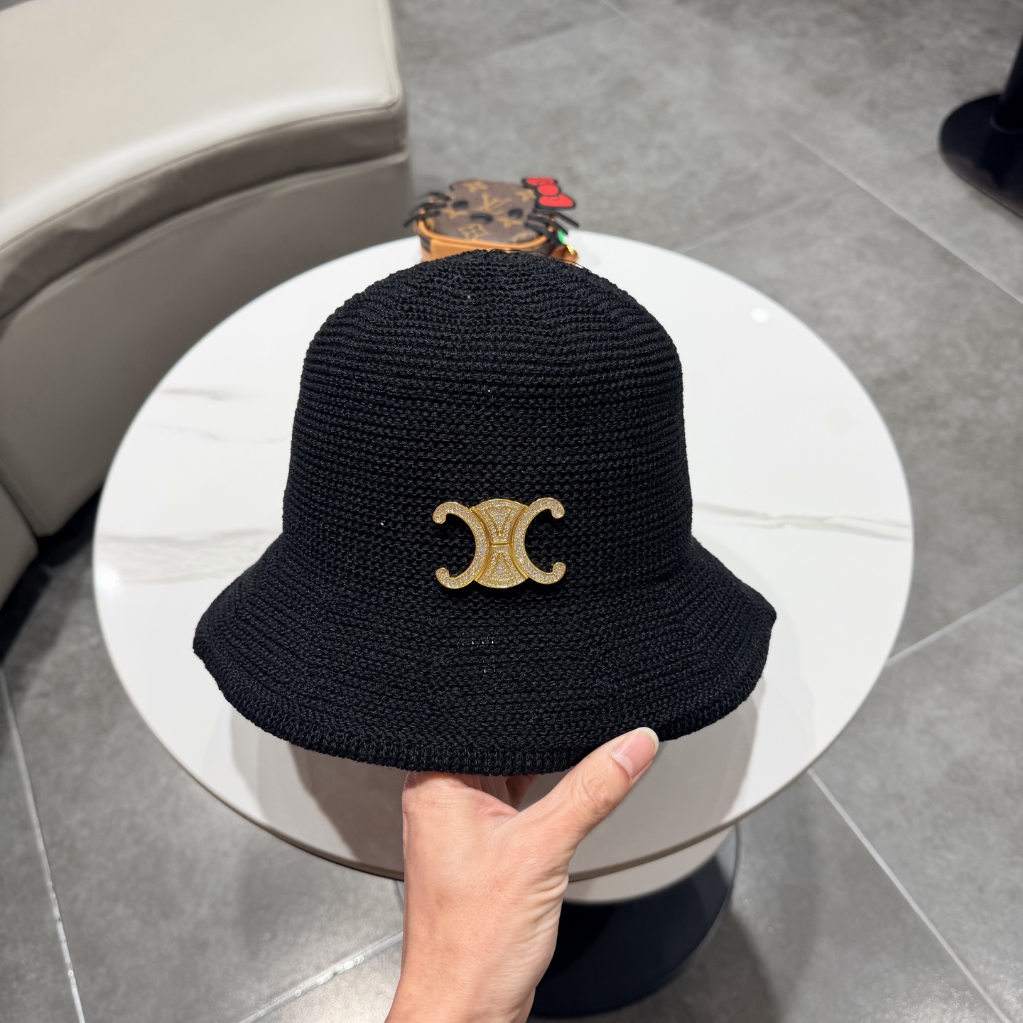 赛琳celine春夏季新款纯色甜美边渔夫帽女户外出游透气遮阳防晒帽子盆帽