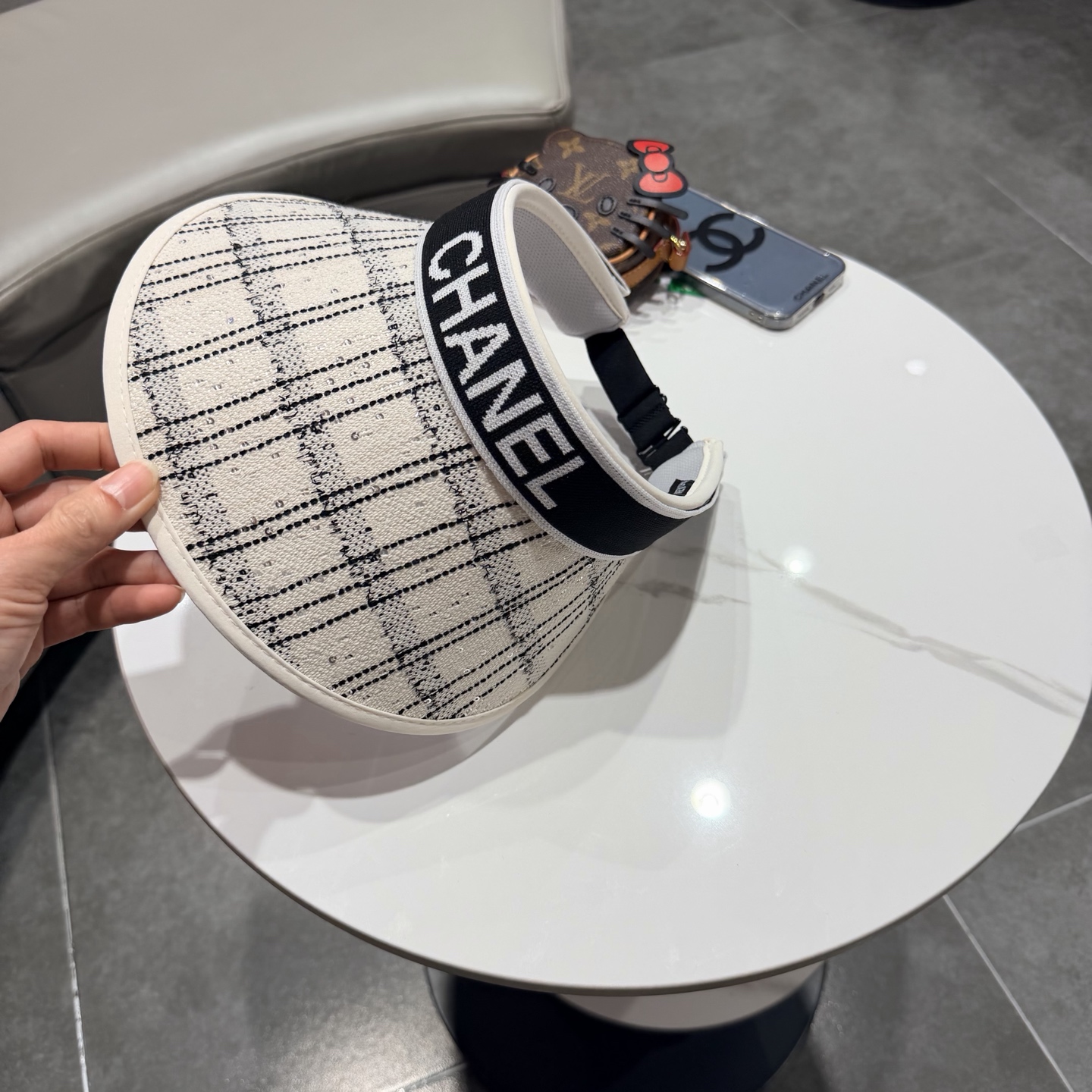 【CHA NEL香奈儿】2026新款独家款小香遮阳帽空顶帽，🔆遮阳百搭～休闲出街神器 巨防嗮！太爱了💕