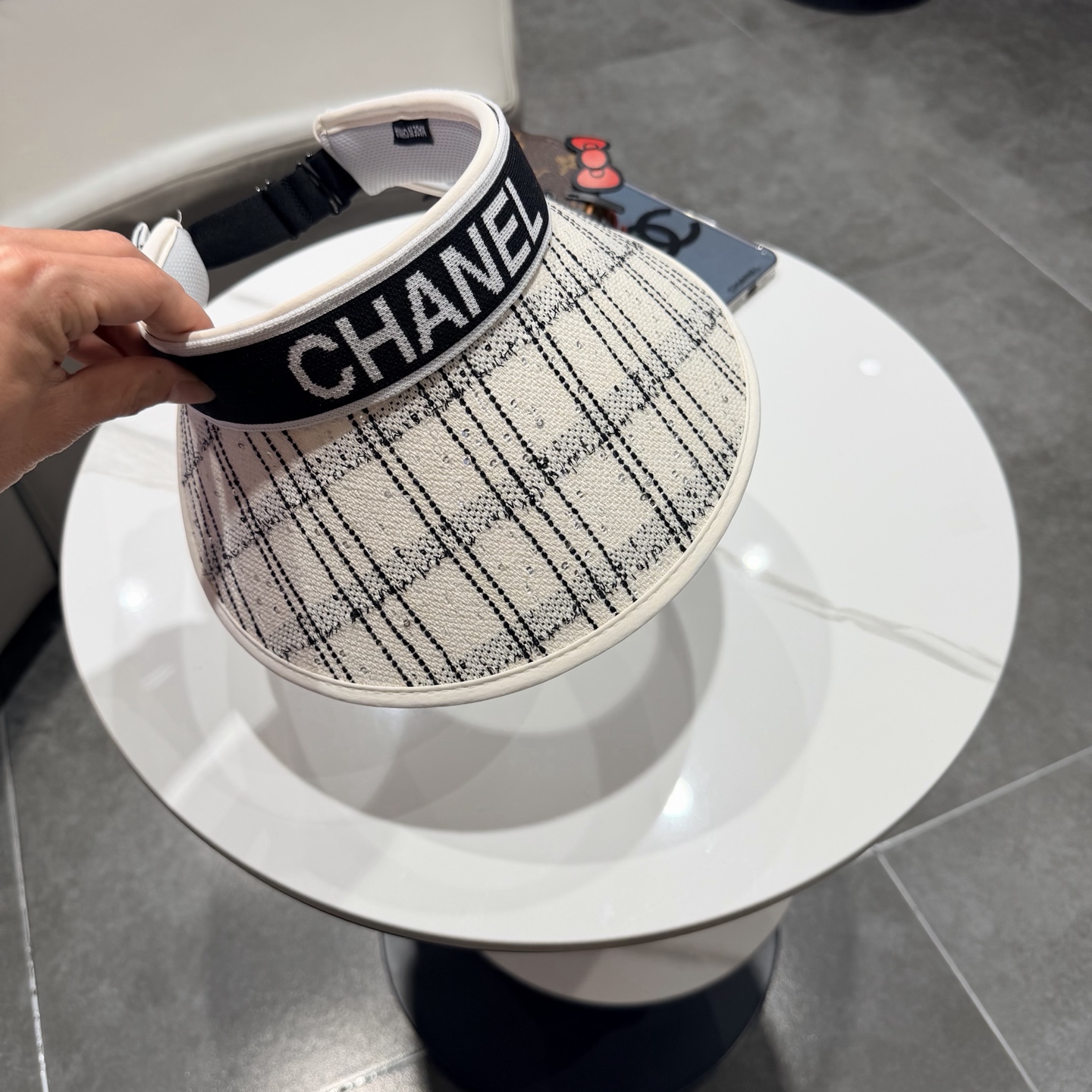 【CHA NEL香奈儿】2026新款独家款小香遮阳帽空顶帽，🔆遮阳百搭～休闲出街神器 巨防嗮！太爱了💕