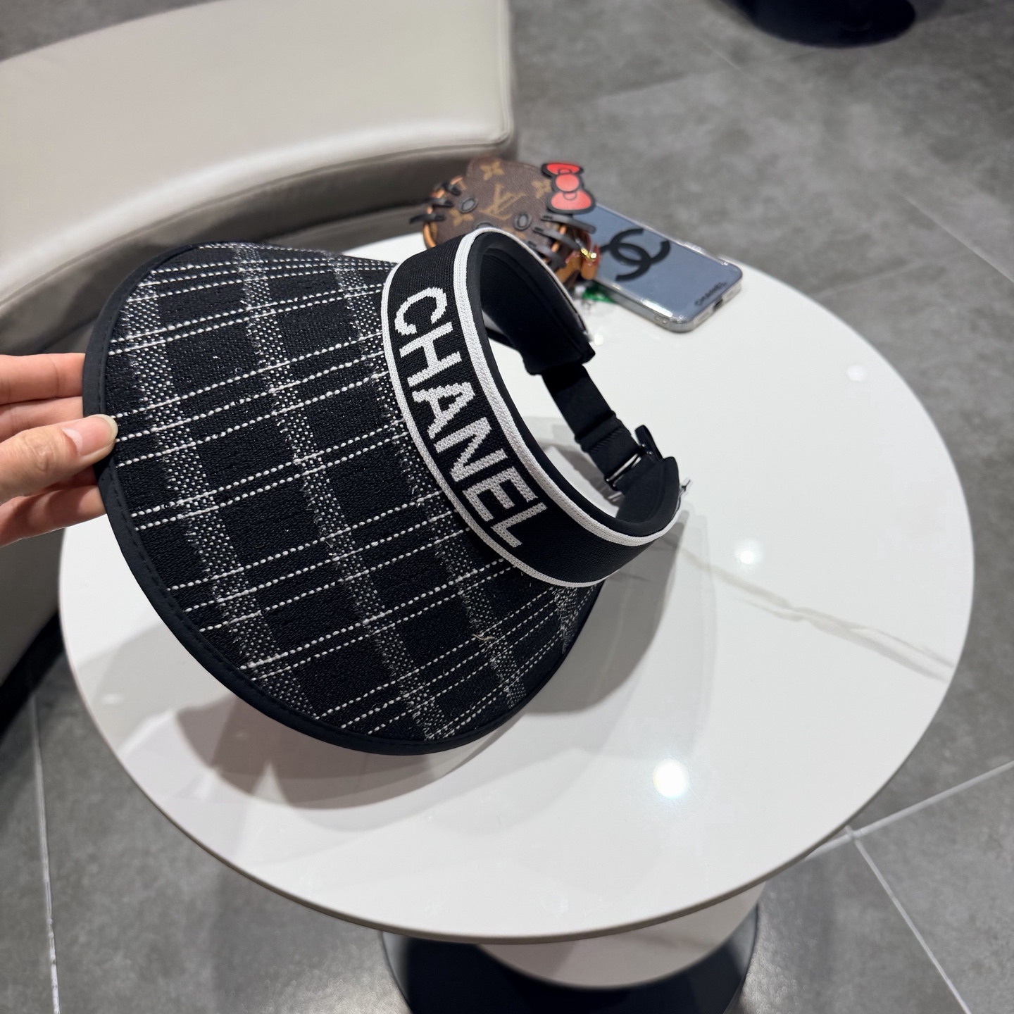 【CHA NEL香奈儿】2026新款独家款小香遮阳帽空顶帽，🔆遮阳百搭～休闲出街神器 巨防嗮！太爱了💕