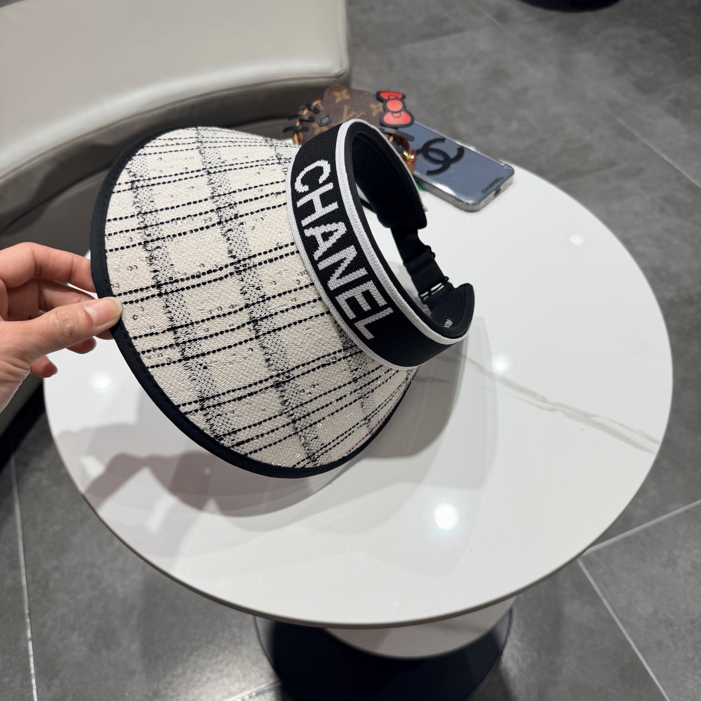 【CHA NEL香奈儿】2026新款独家款小香遮阳帽空顶帽，🔆遮阳百搭～休闲出街神器 巨防嗮！太爱了💕