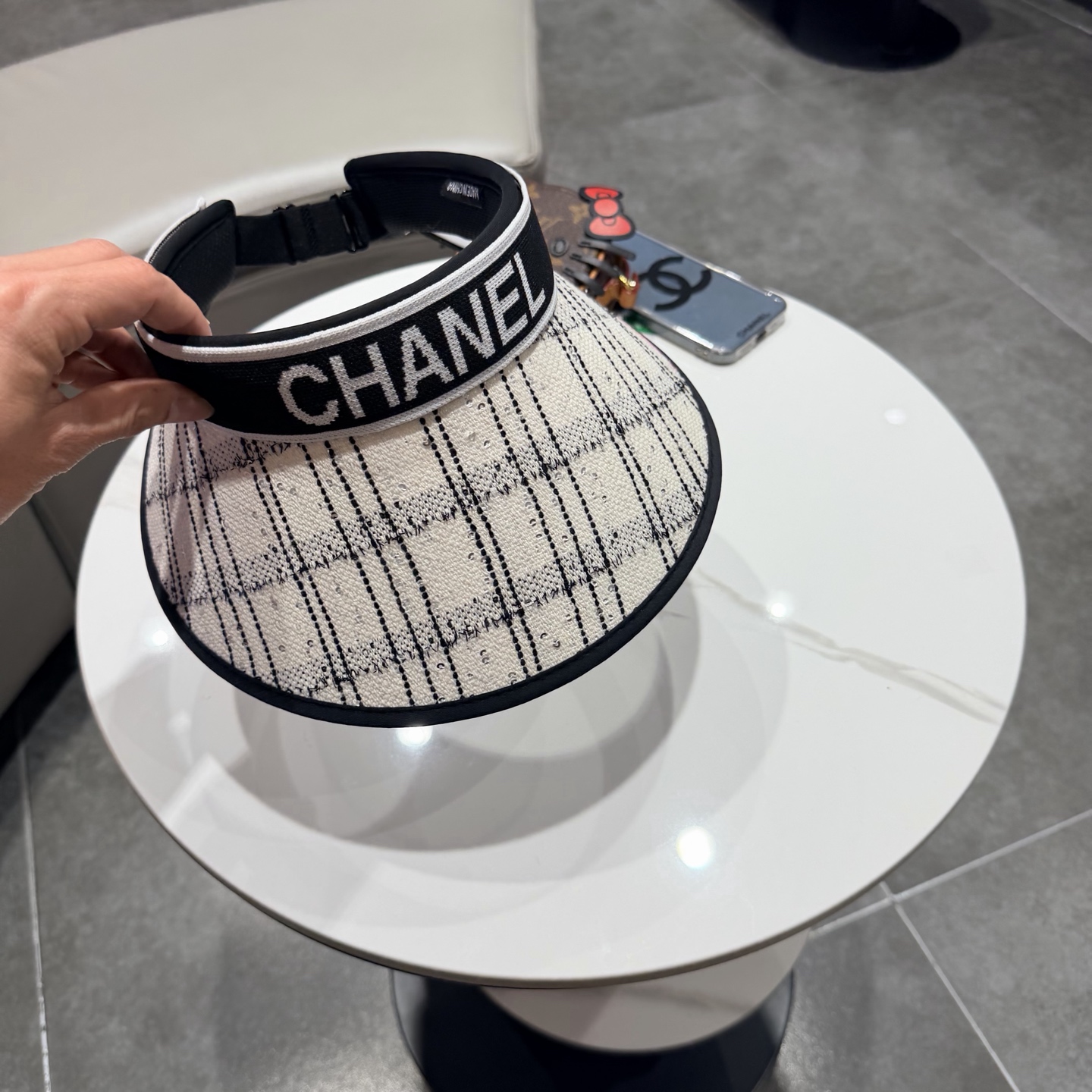 【CHA NEL香奈儿】2026新款独家款小香遮阳帽空顶帽，🔆遮阳百搭～休闲出街神器 巨防嗮！太爱了💕