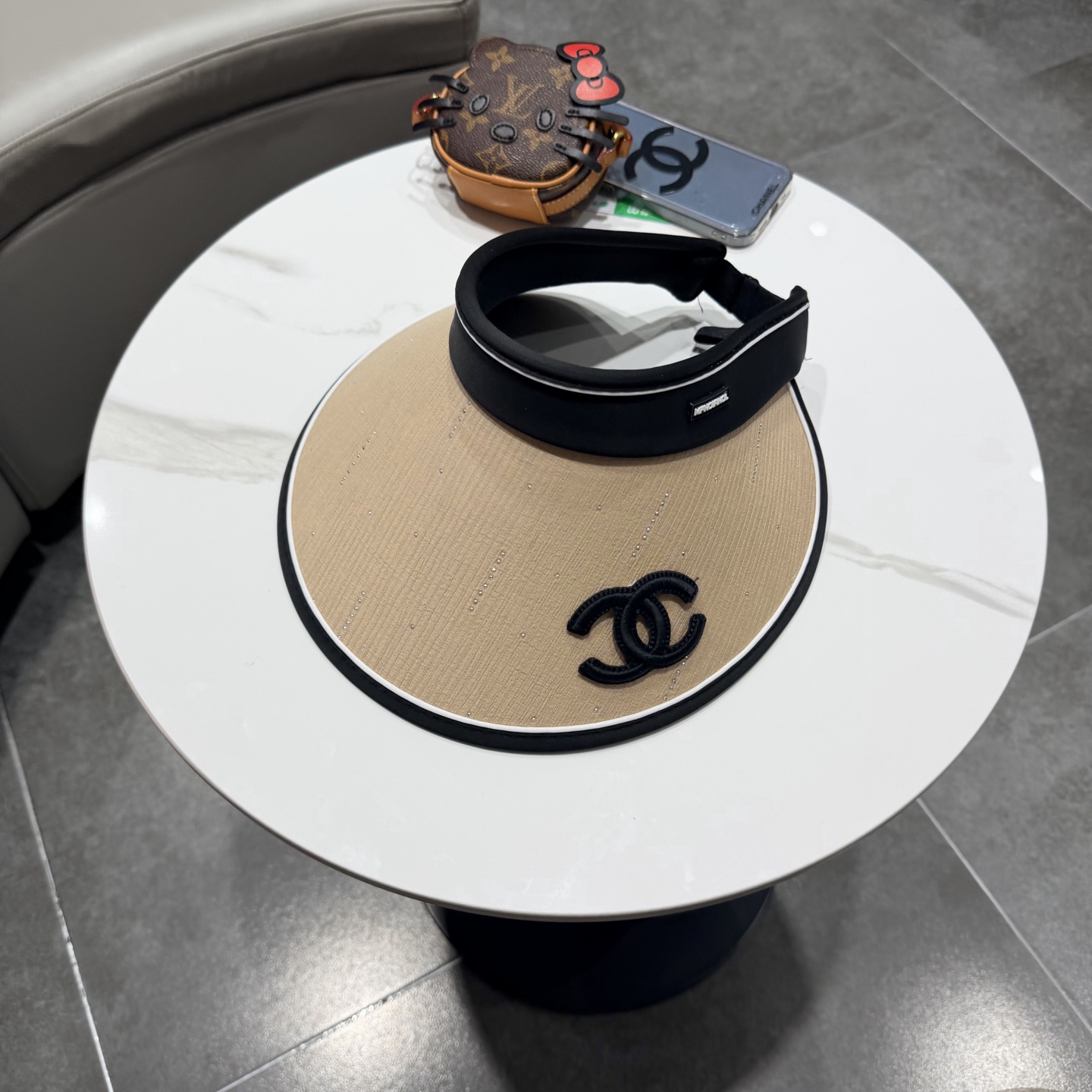 chanel香奈儿空顶遮阳帽