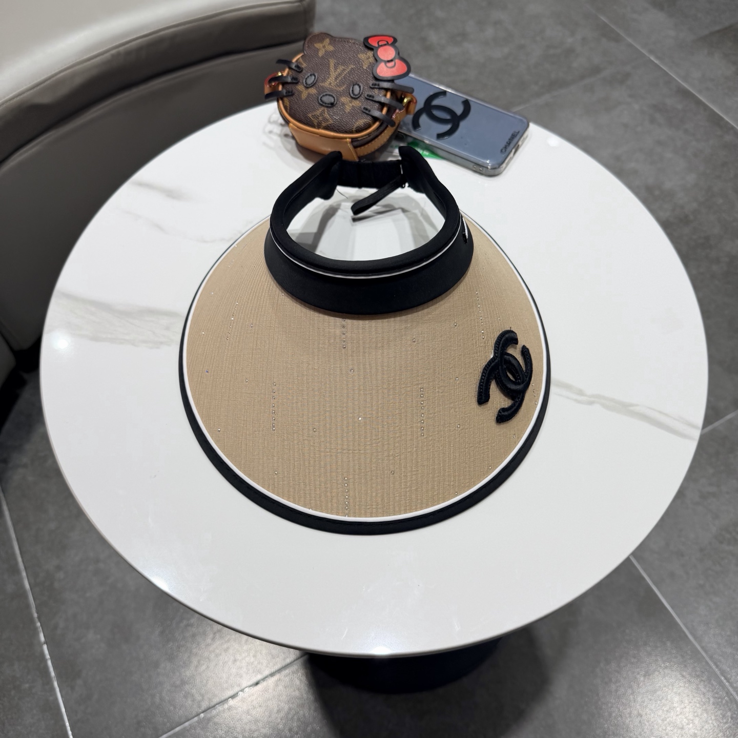 chanel香奈儿空顶遮阳帽