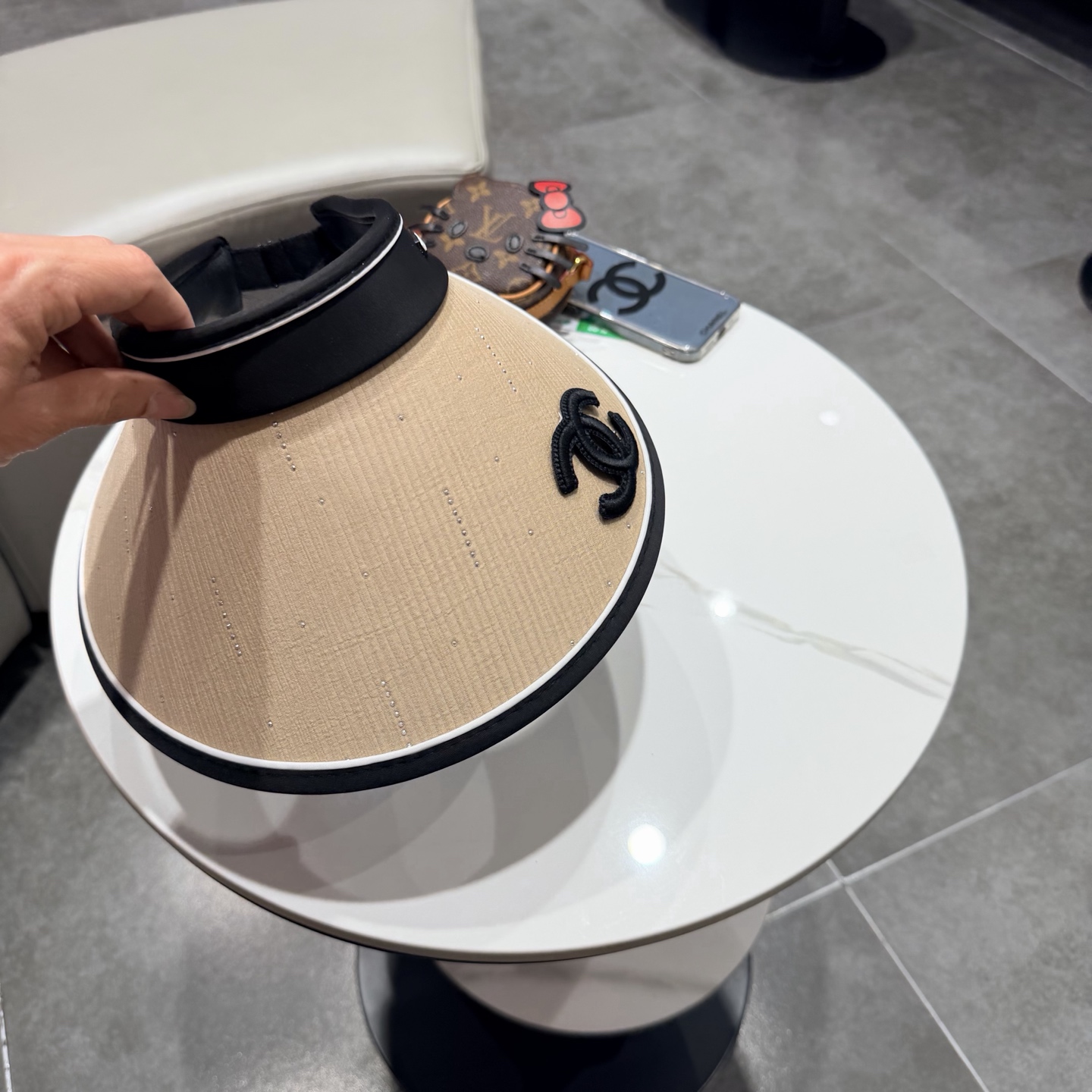 chanel香奈儿空顶遮阳帽