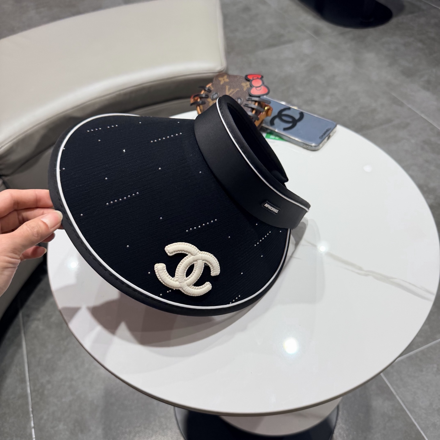 chanel香奈儿空顶遮阳帽