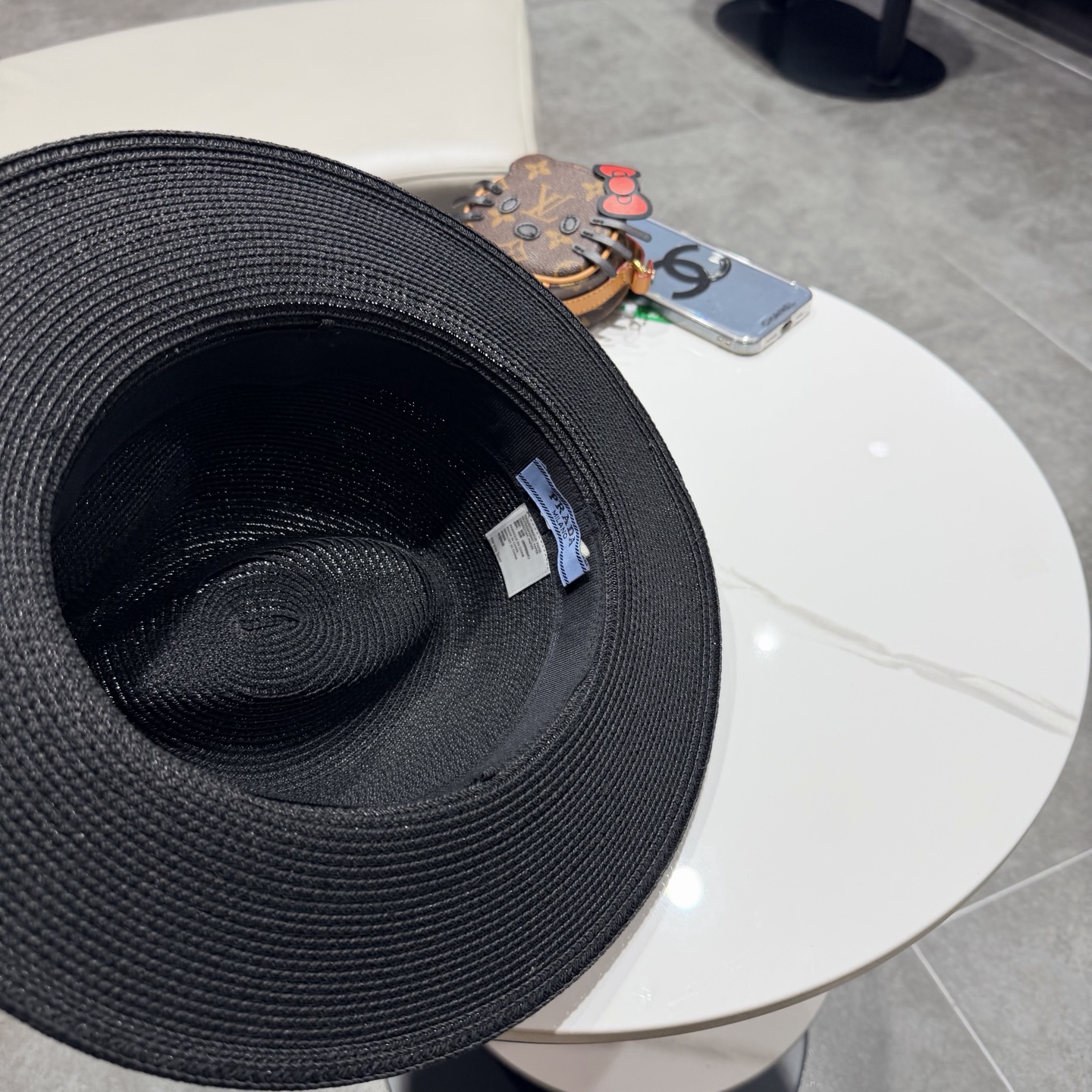 普拉达新款小礼帽，男女同款草帽，头围57cm