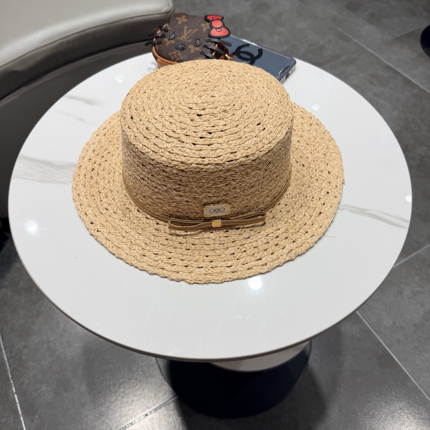 LOEWE罗意威新款拉菲草帽，纯草帽，可折叠，出游必备单品，头围57cm
